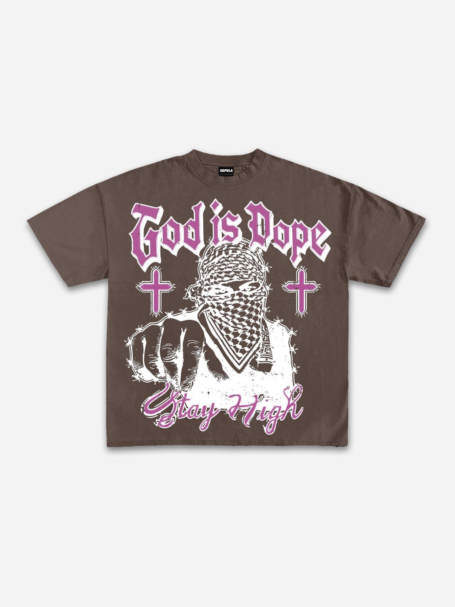 Sopula Everything Comes In Waves Casual Graphic Cotton T-shirt Product Image