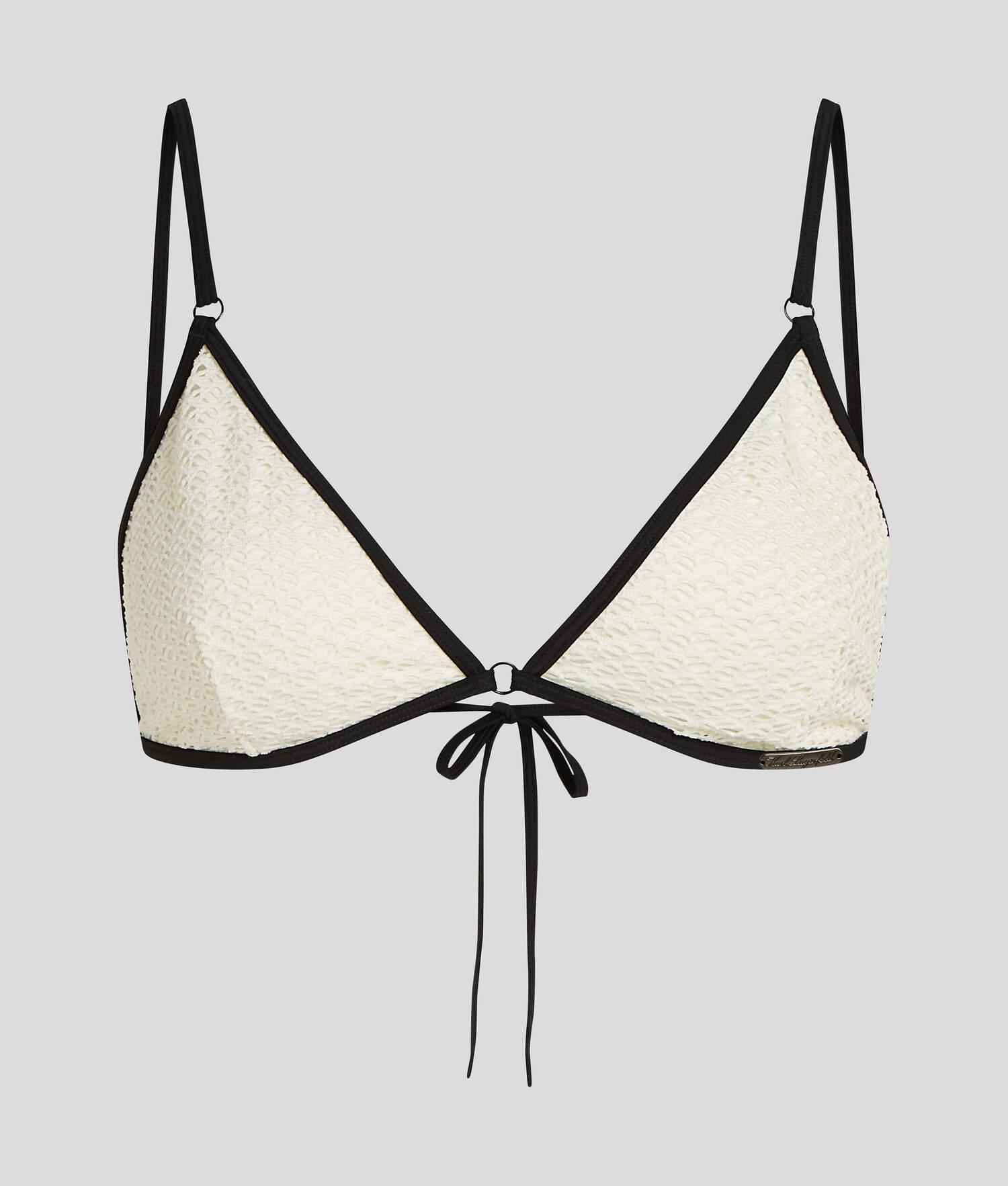 HOTEL KARL CROCHET TRIANGLE BIKINI TOP Product Image