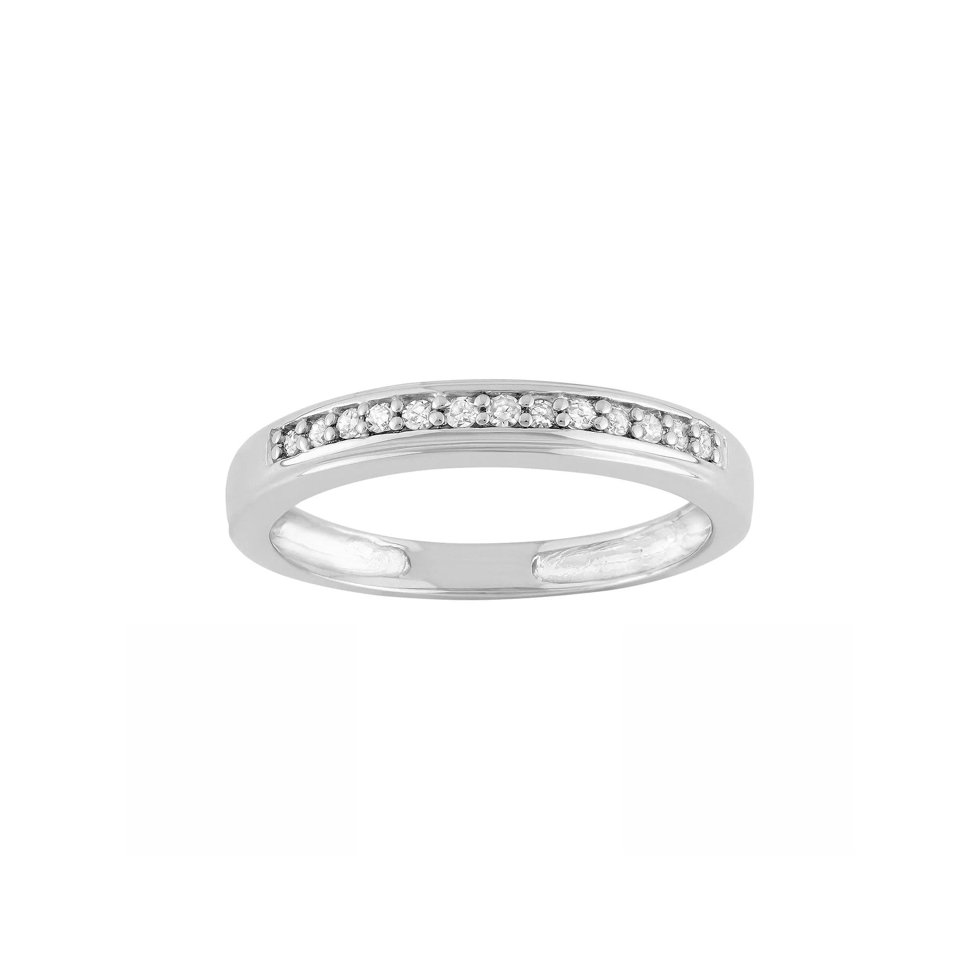 HDI 1/10 Carat T.W. Diamond Sterling Silver Ring, Women's,  Product Image