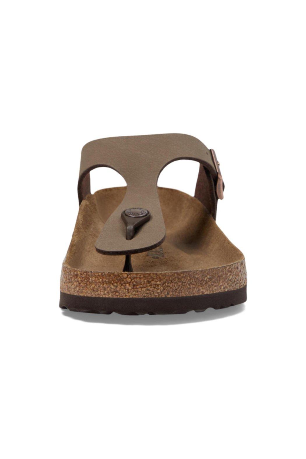Birkenstock Gizeh Birko-Flor Medium/Wide Width in Mocca Product Image