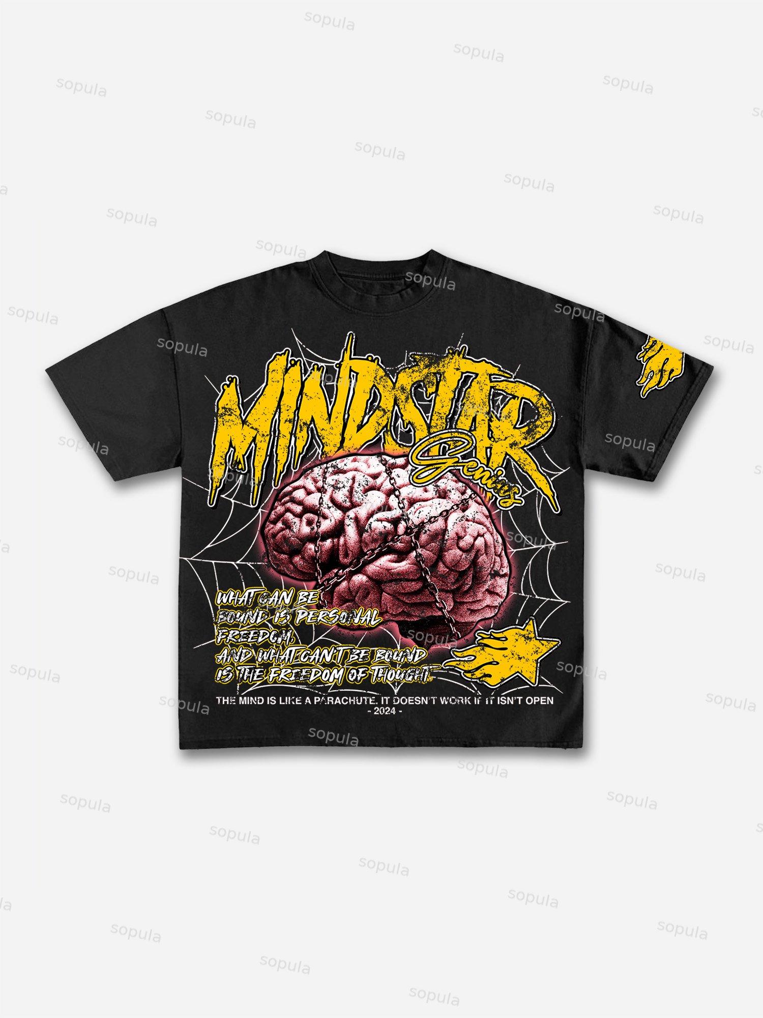 Men's MindStar the Shackles of Thought Graphic Cotton T-Shirt Product Image