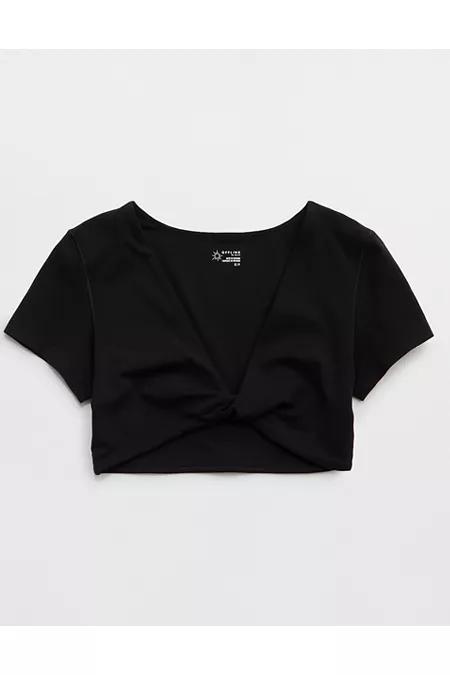 OFFLINE By Aerie Real Me Xtra Twist Front Bra Top Women's Product Image