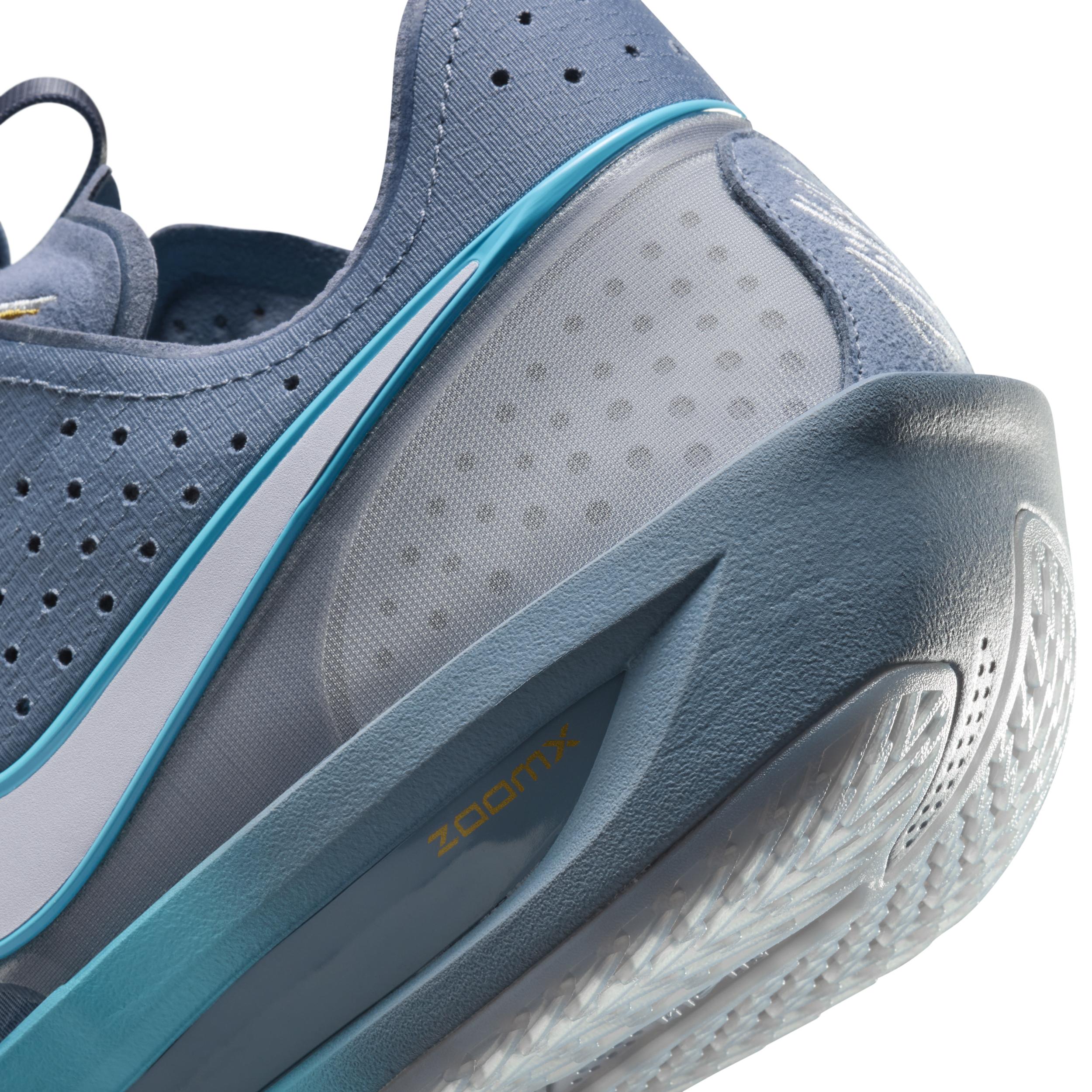 Nike Mens Nike Air Zoom G.T. Cut 3 - Mens Basketball Shoes Ashen Slate/Football Grey/Baltic Blue Product Image