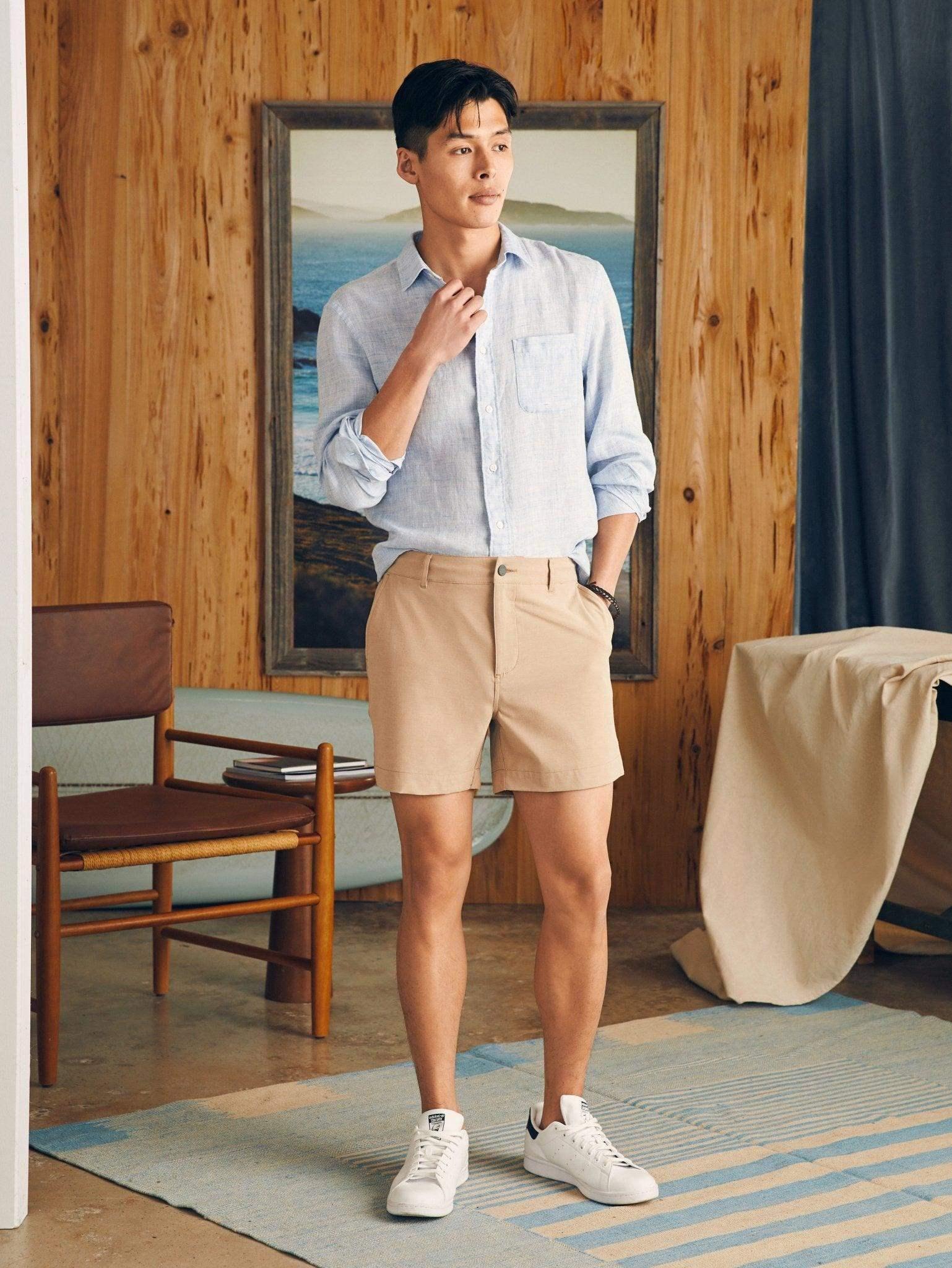 All Day™ Short 1.0 (5") - Khaki Male Product Image