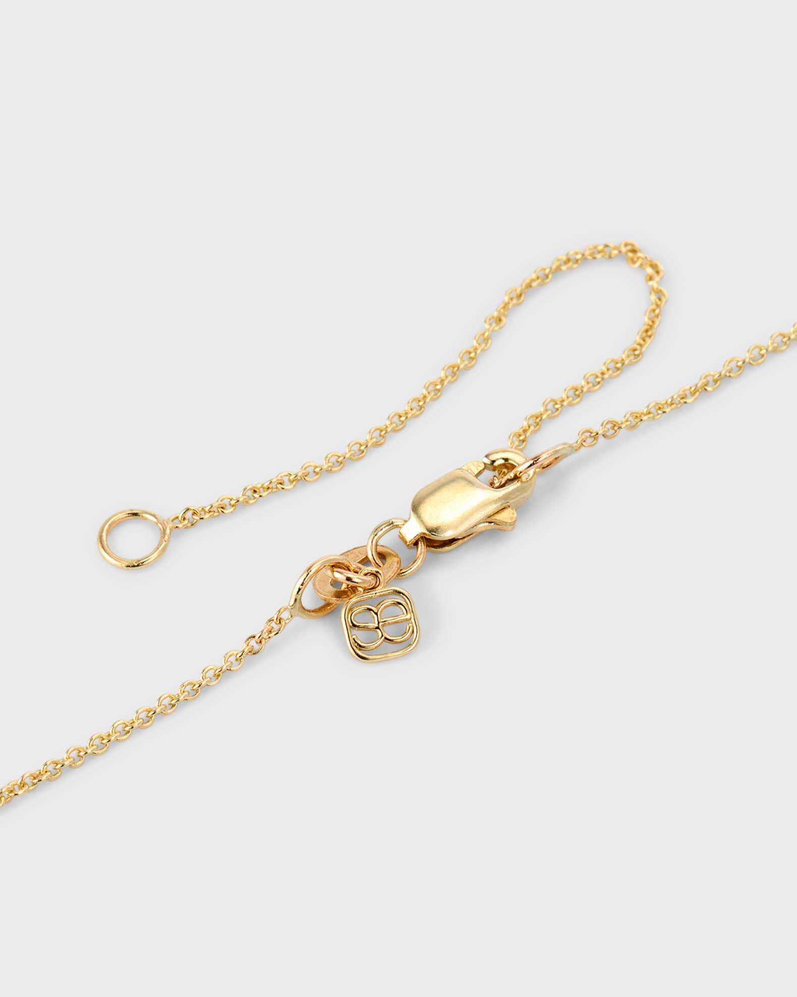 14k Diamond Pave Initial Necklace Product Image