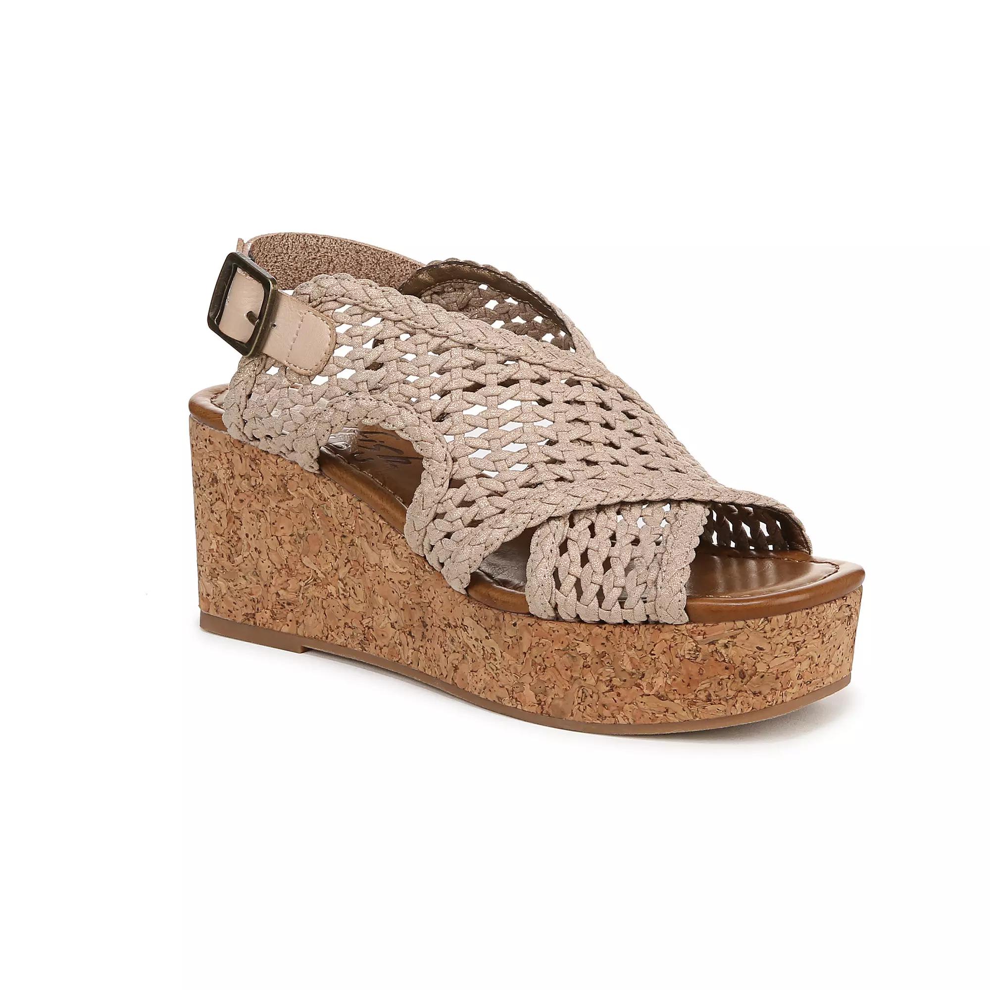 Blowfish Malibu Andrea Women's Wedge Sandals, Size: 6, Gold Grey Product Image