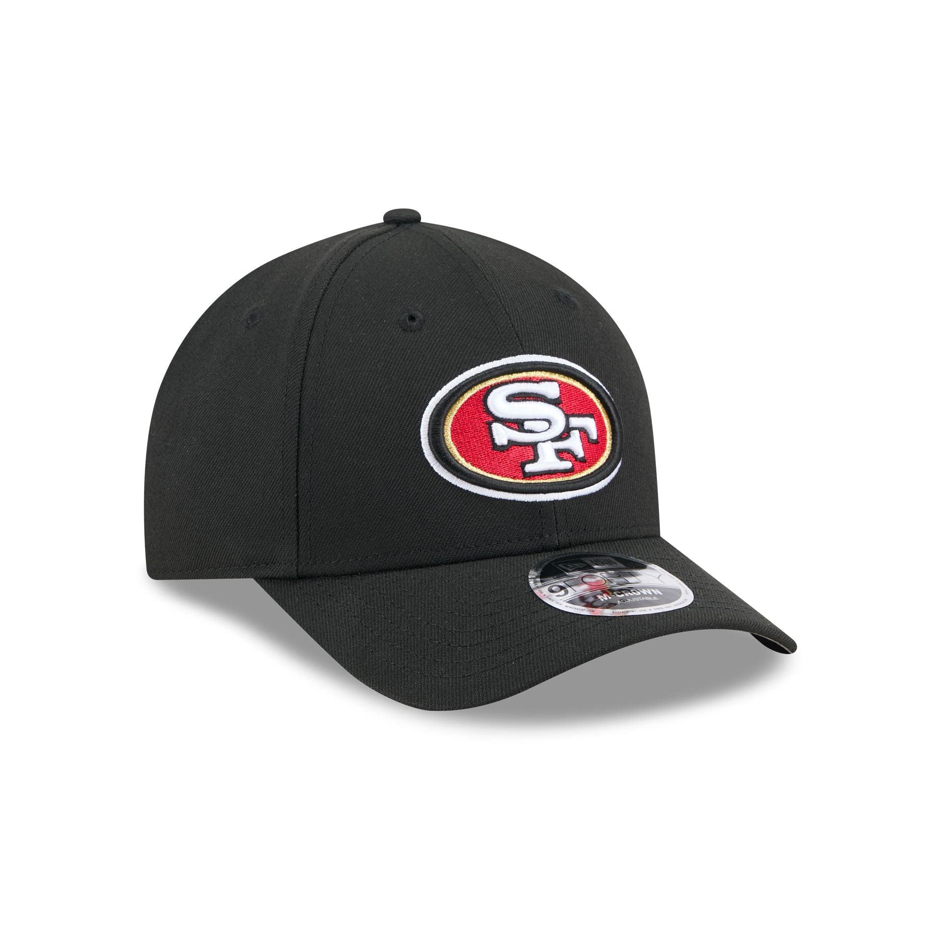 San Francisco 49ers Team Black 9FORTY M-Crown Snapback Hat Male Product Image