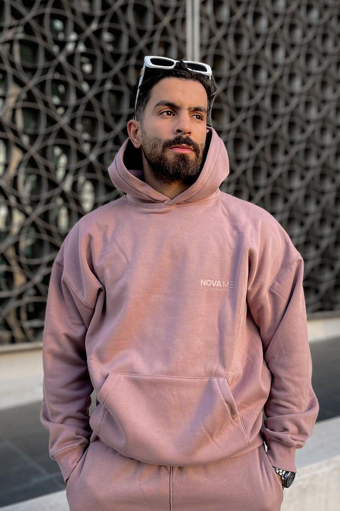 Tyson Everyday Oversized Hoodie - Mauve Product Image