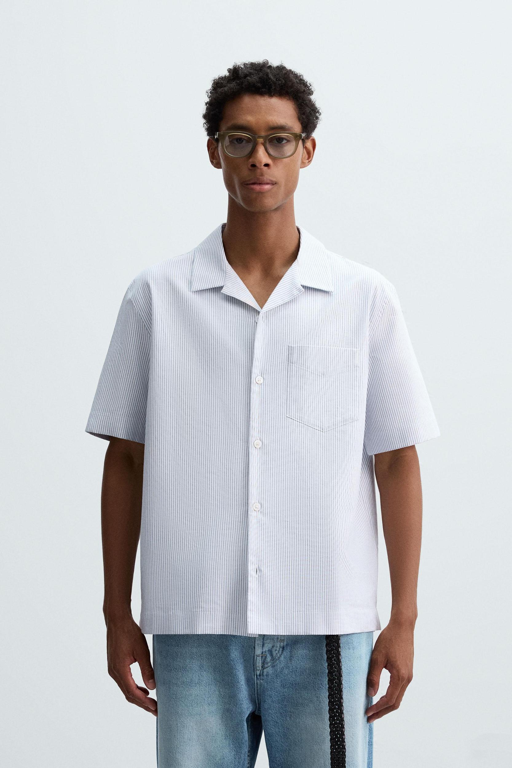 STRIPED OXFORD SHIRT Product Image