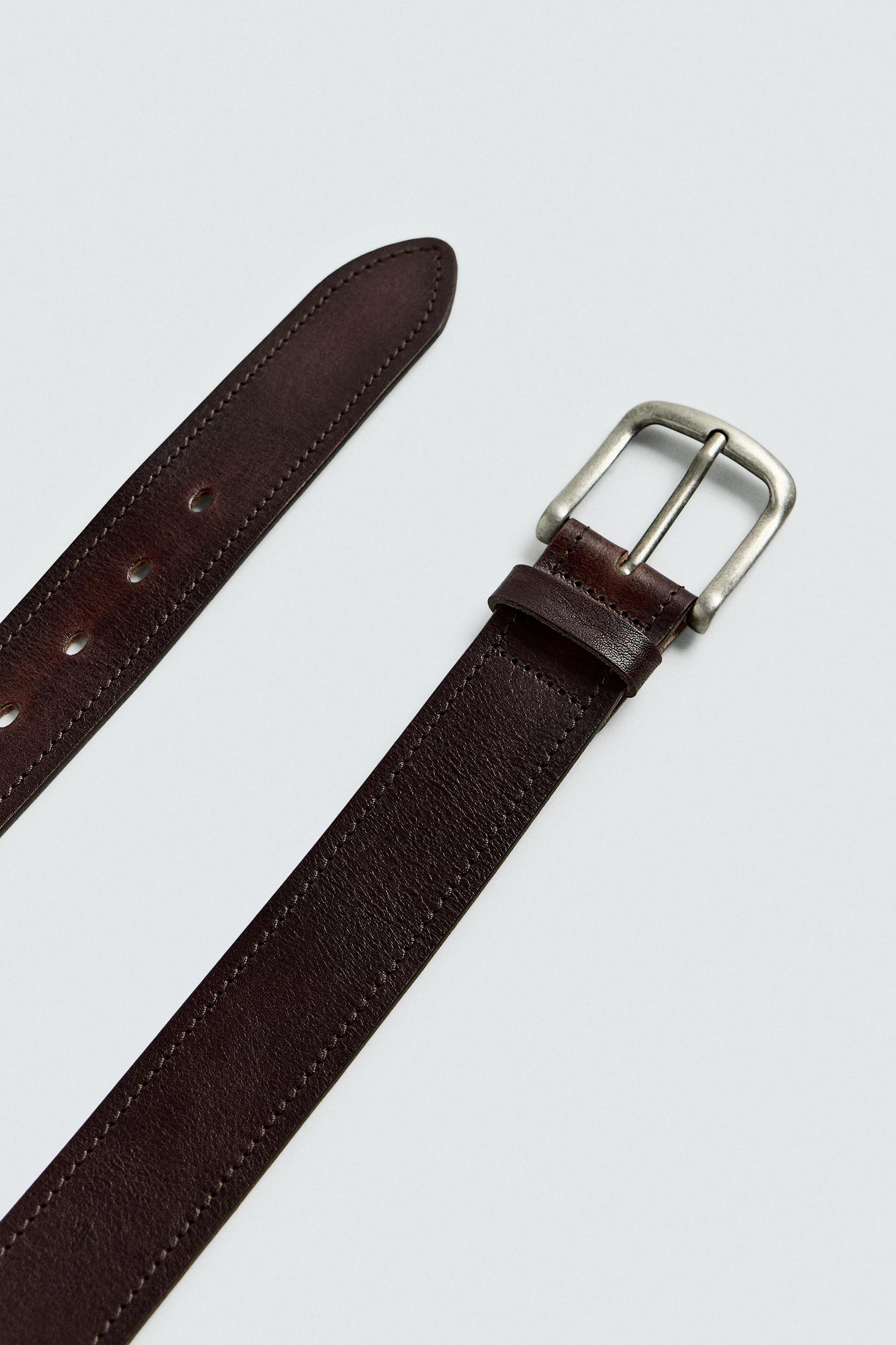 WIDE LEATHER BELT Product Image