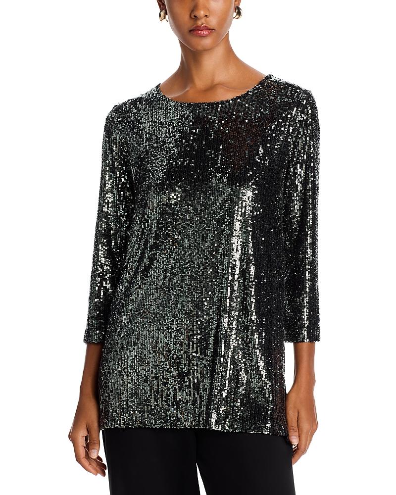 Caroline Rose Sequin Tunic Top Product Image
