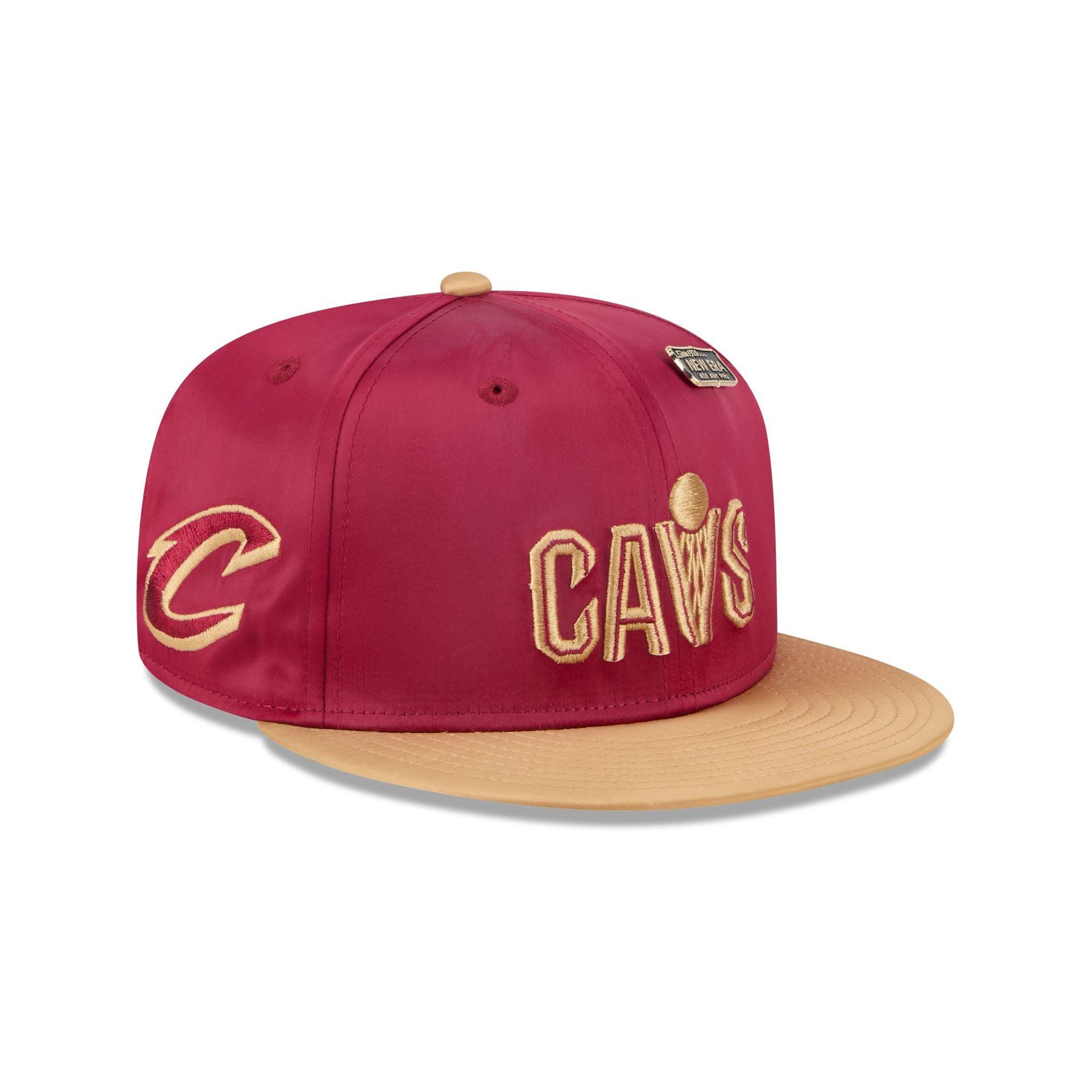 Cleveland Cavaliers Satin Pin 9FIFTY Snapback Hat Male Product Image