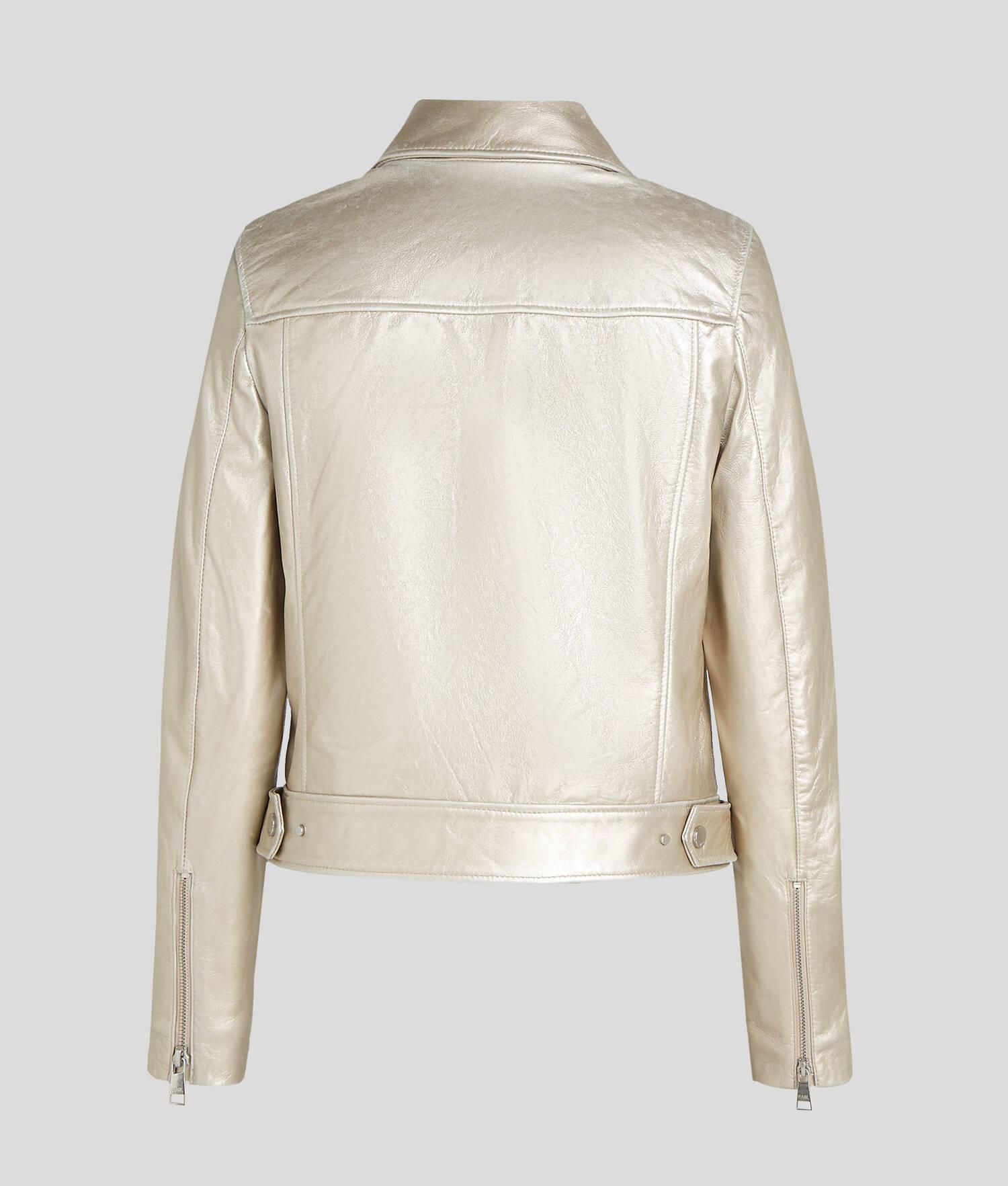 LEATHER BIKER JACKET Product Image