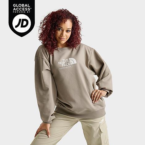 Womens The North Face Inc Oversized Crewneck Sweatshirt Product Image