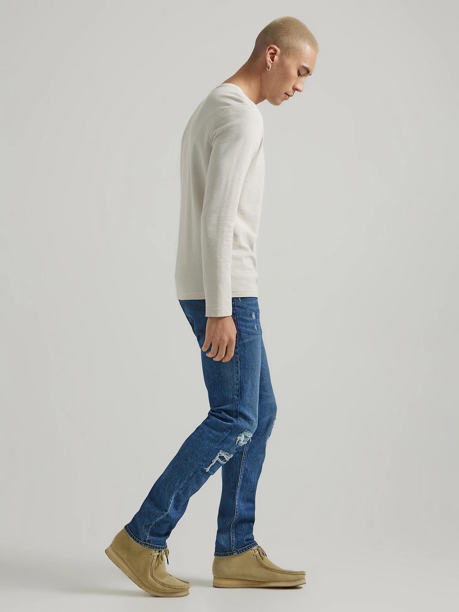 Men's Slim Straight Distressed Jean | Men's Jeans | Lee® Product Image