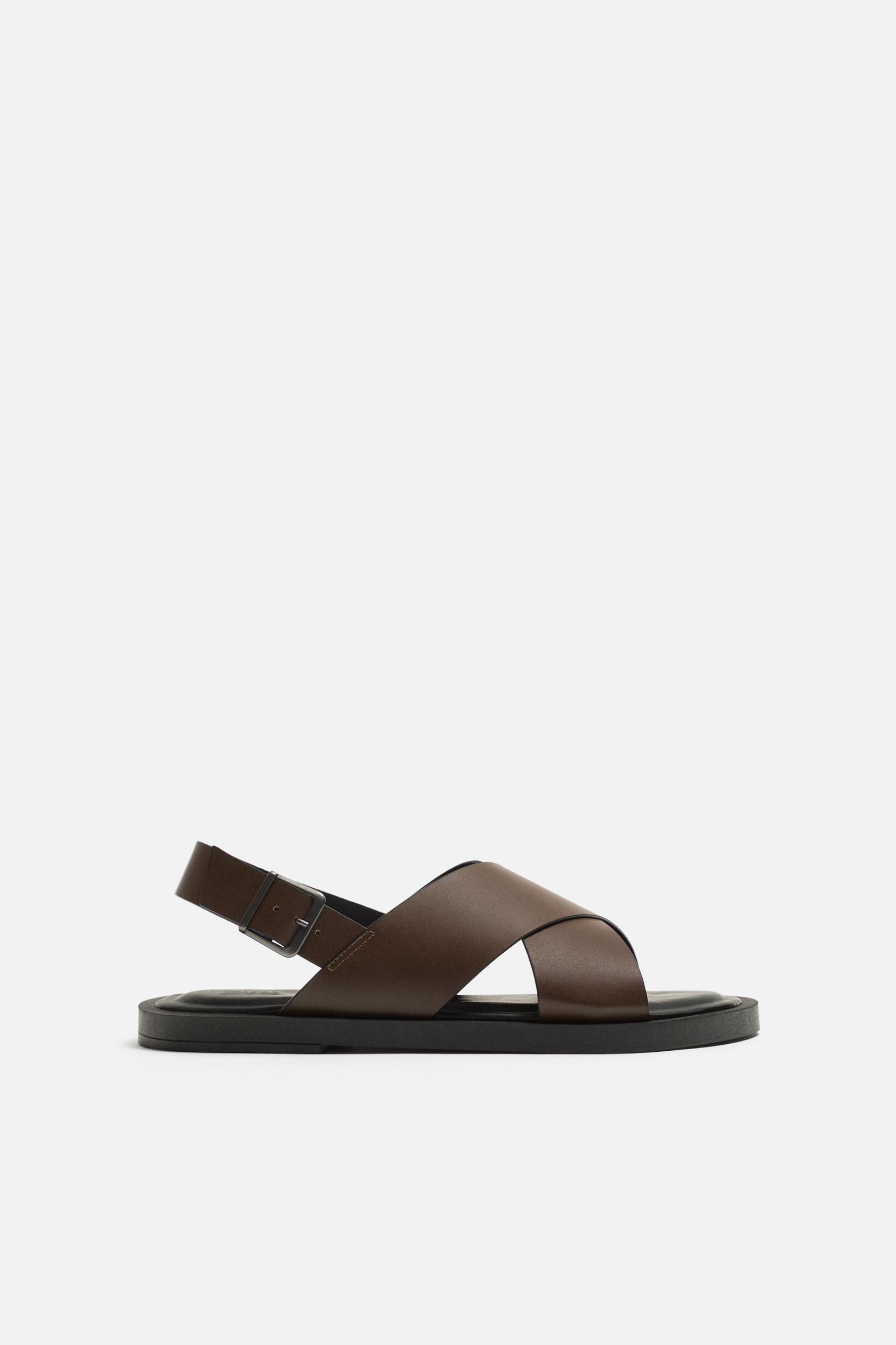 CROSSED STRAP SANDALS Product Image