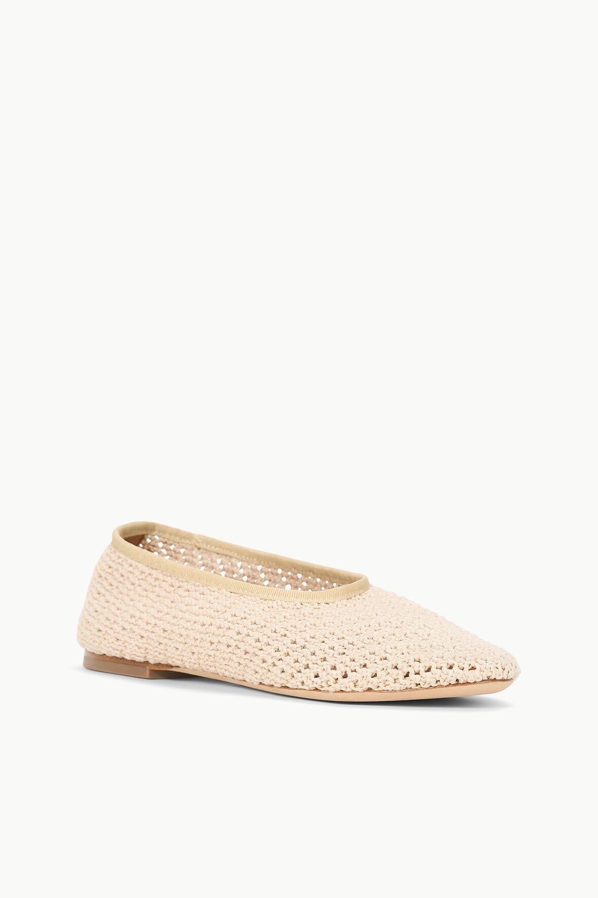 ALBA BALLET FLAT | CREAM CROCHET Product Image