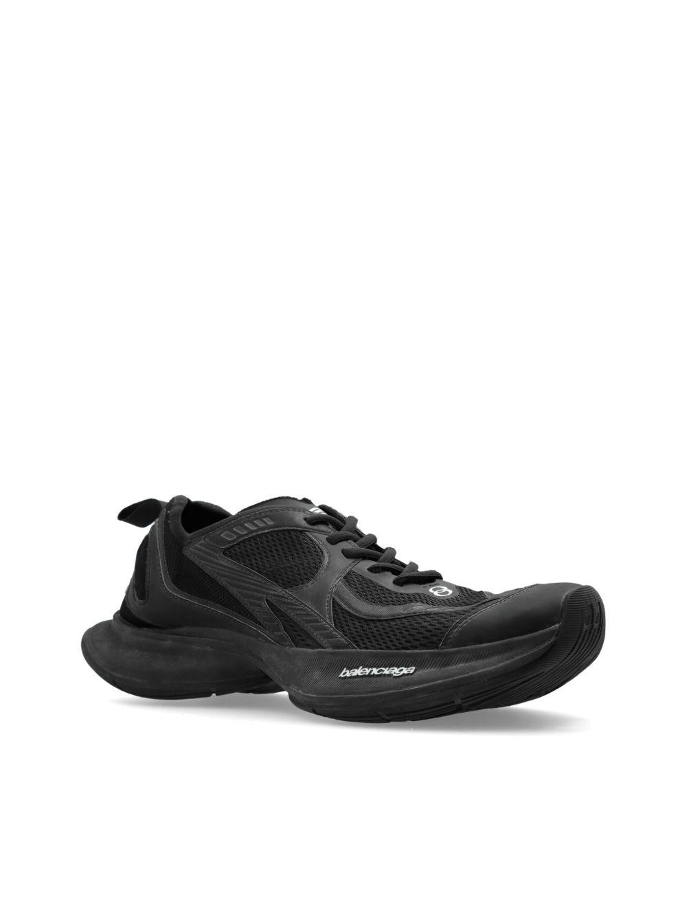 BALENCIAGA Black Mesh And Rubber Circuit Sneakers Product Image