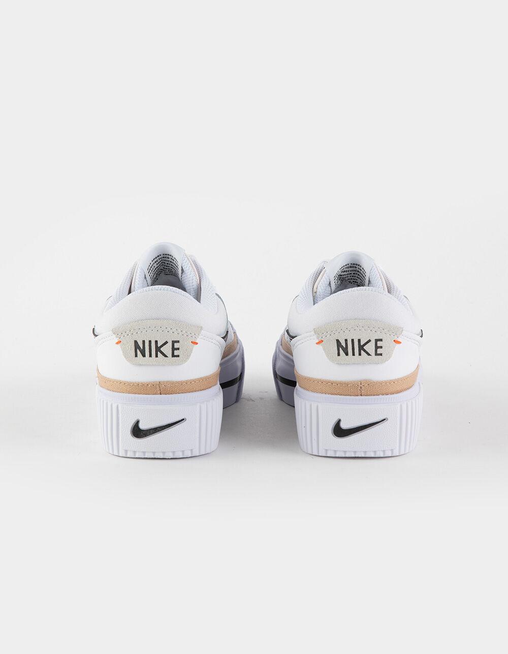 NIKE Court Legacy Lift Womens Shoes - WHITE COMBO Product Image