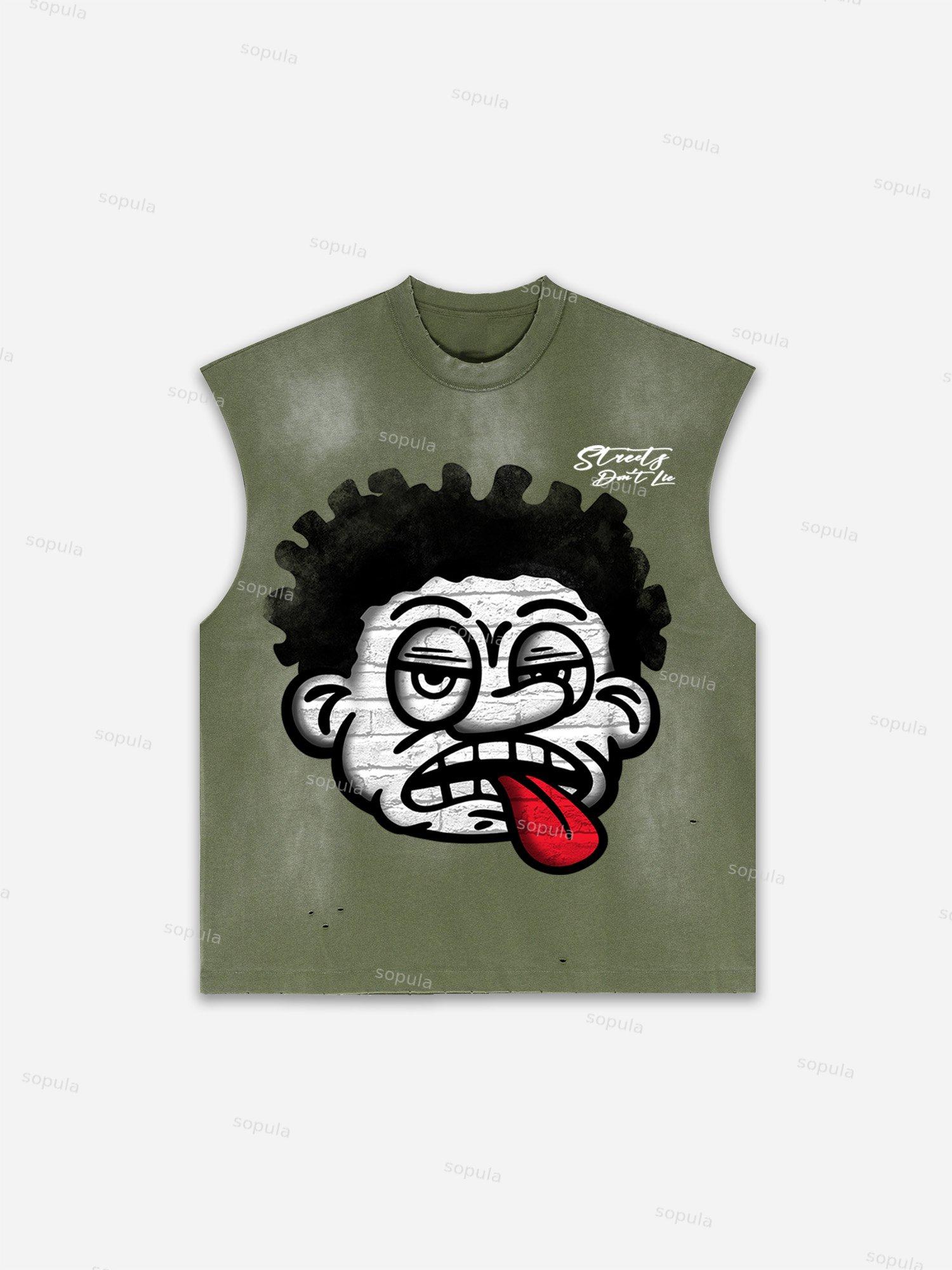 Men's Washed Fly By Choice Graphic Tank Top Product Image