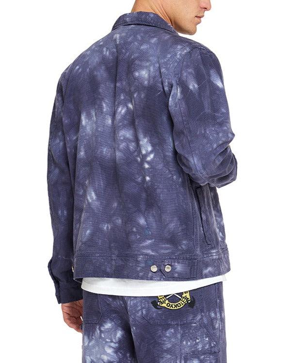 Ortiz Tie Dye Jacket - Indigo Product Image