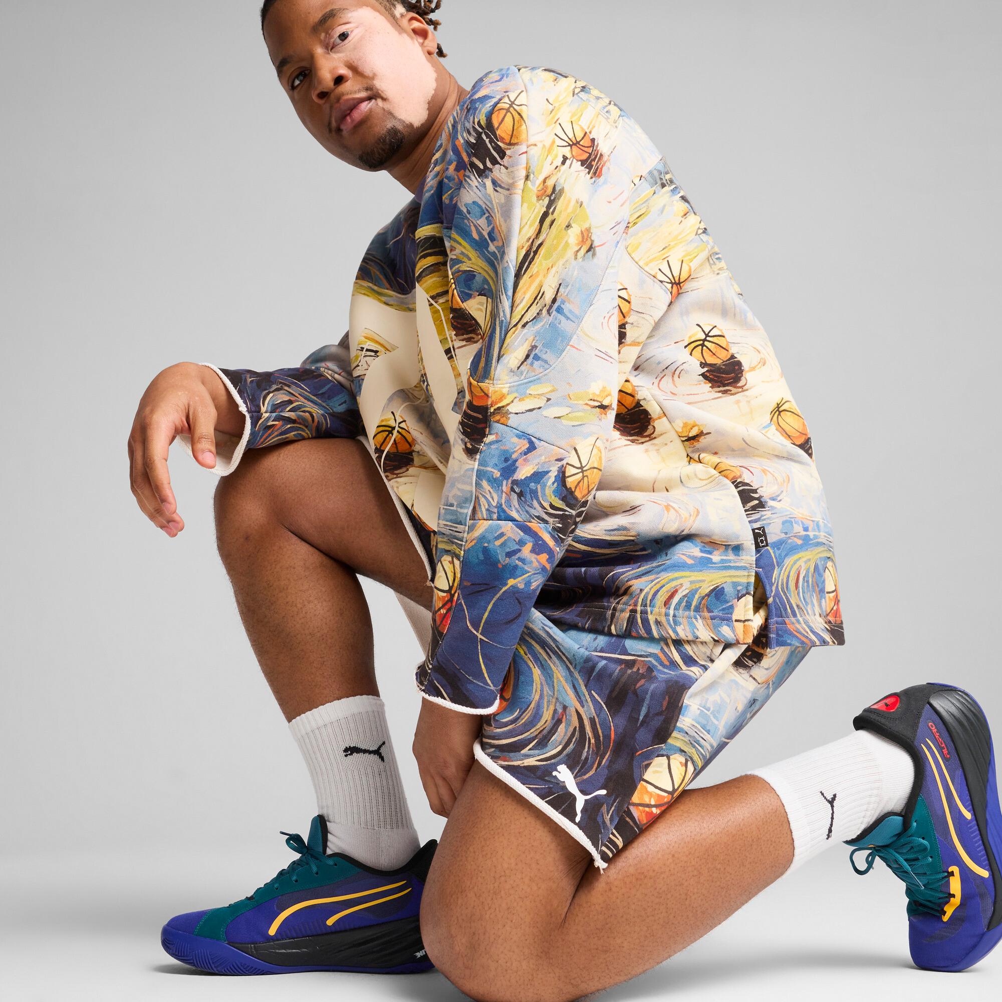 Dylan Exhibit Men's Terry Basketball Shorts Product Image