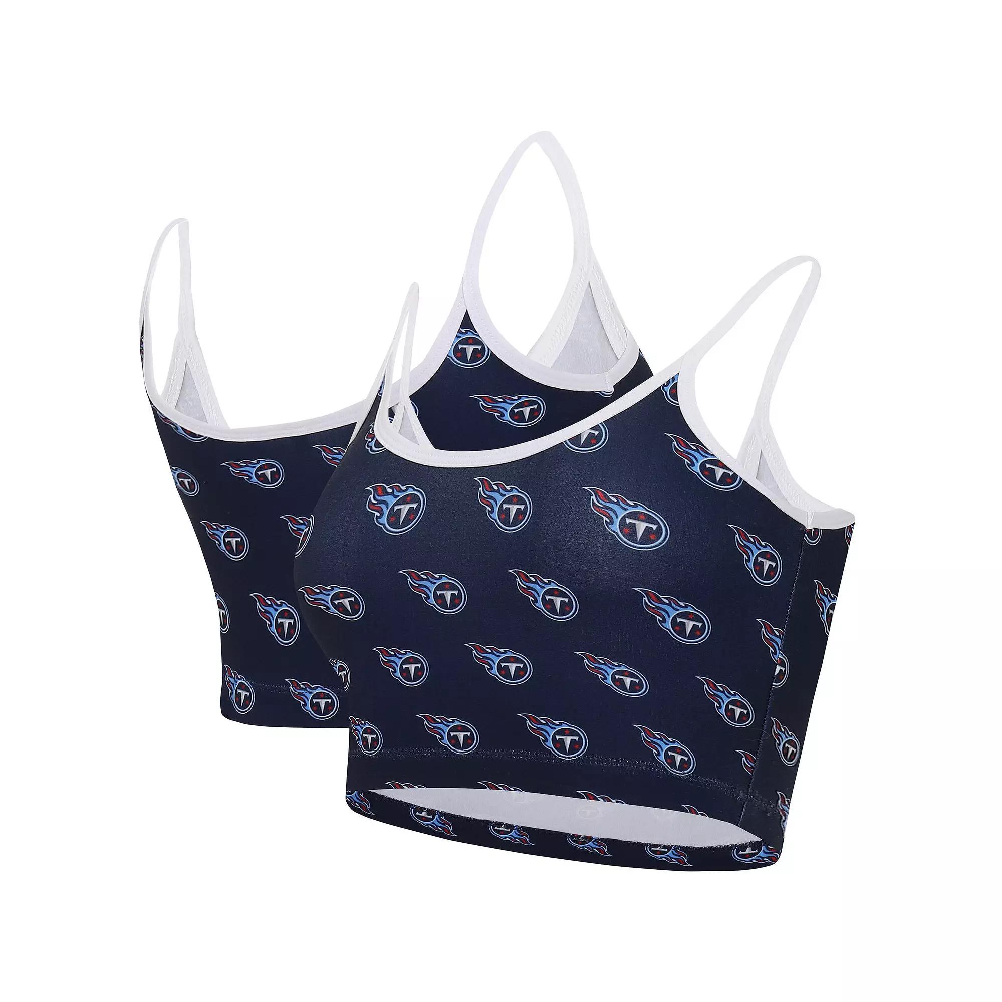 Women's Concepts Sport Navy Tennessee Titans Gauge Lounge Bralette,  Product Image