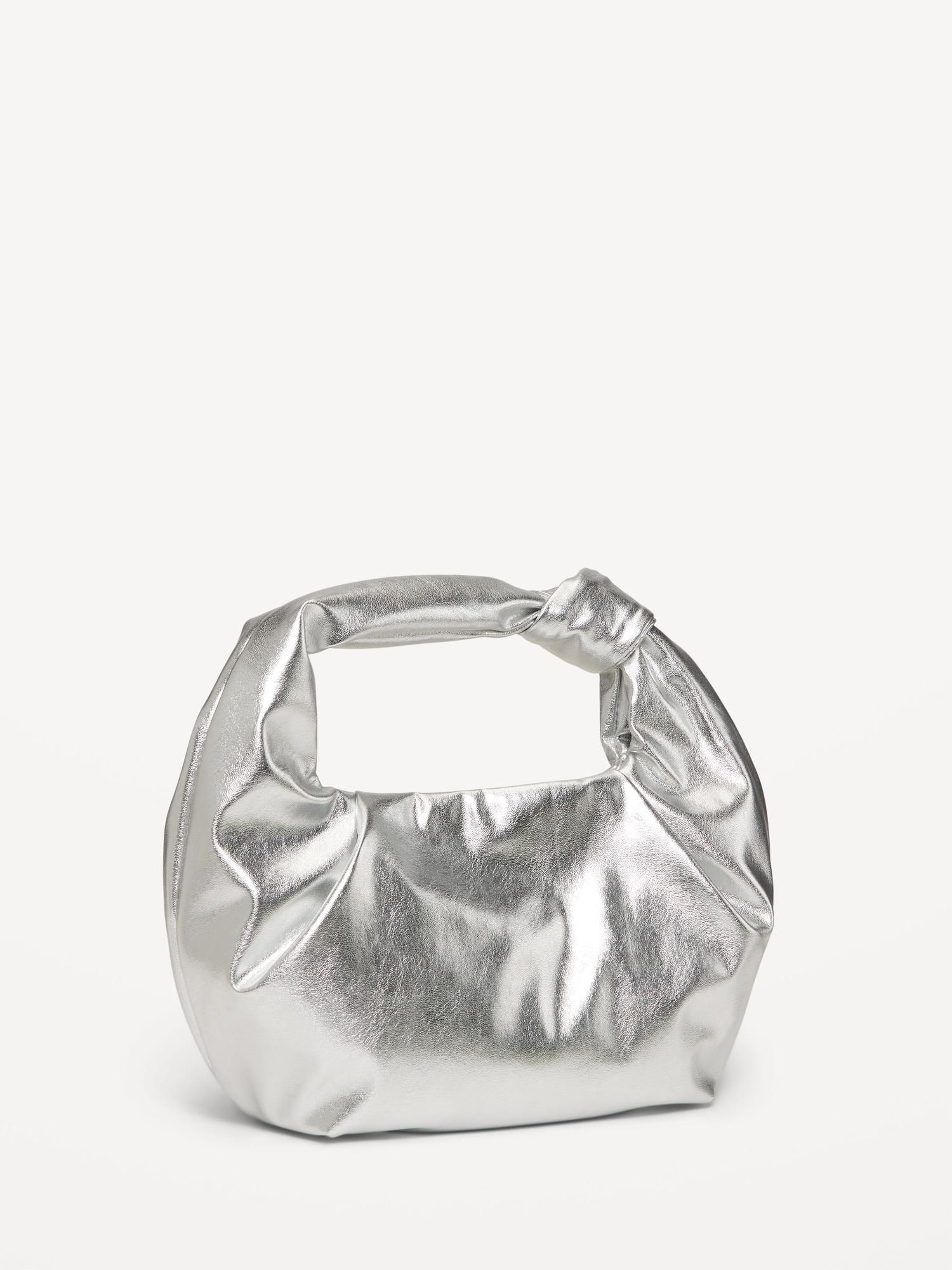 Faux-Leather Croissant Bag Product Image