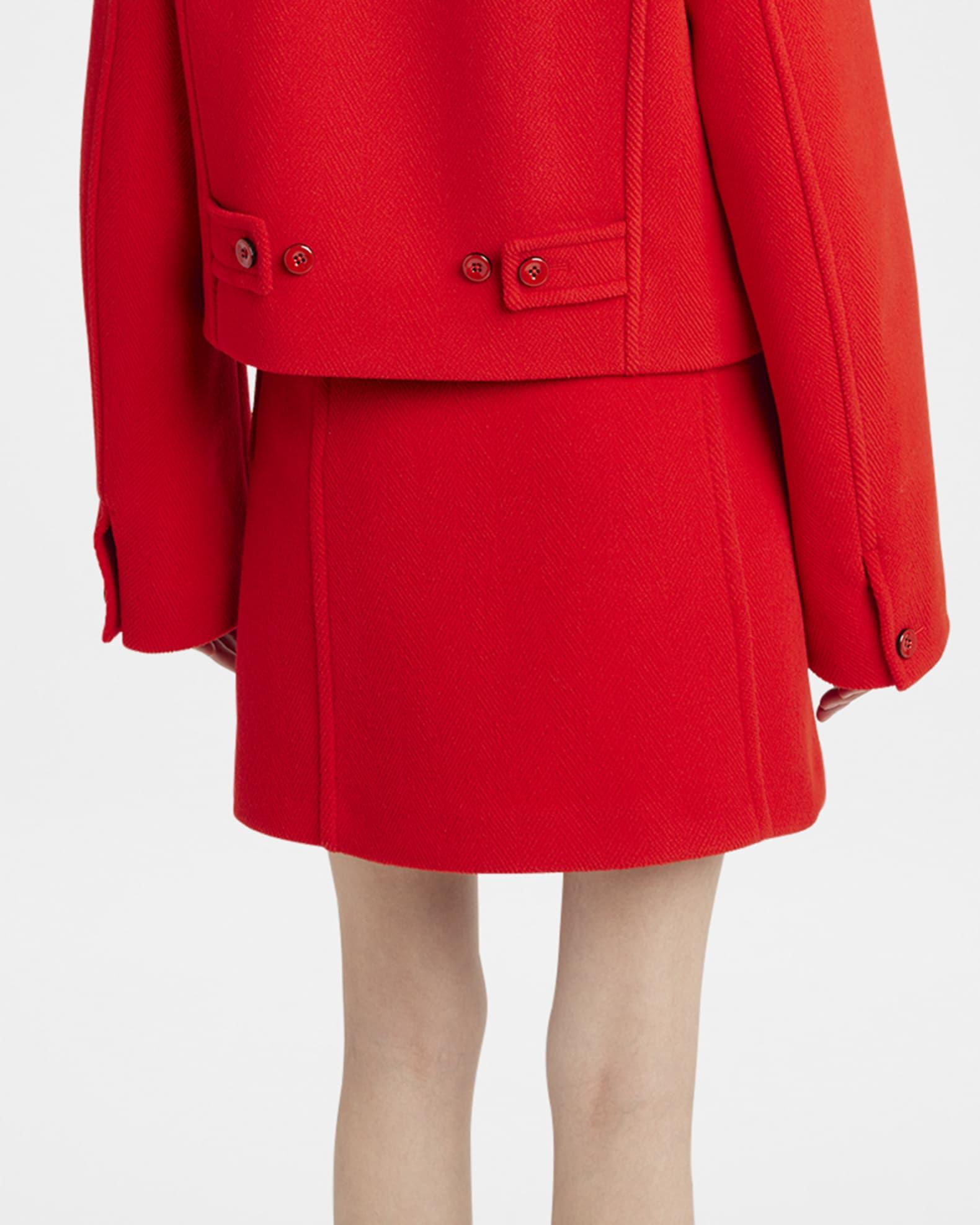 Herringbone Tailored Mini Skirt Product Image