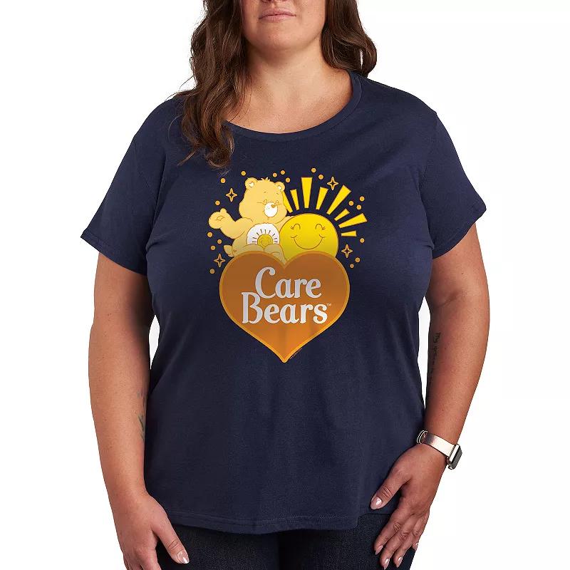 Plus Care Bears Funshine Logo Graphic Tee, Women's,  Product Image