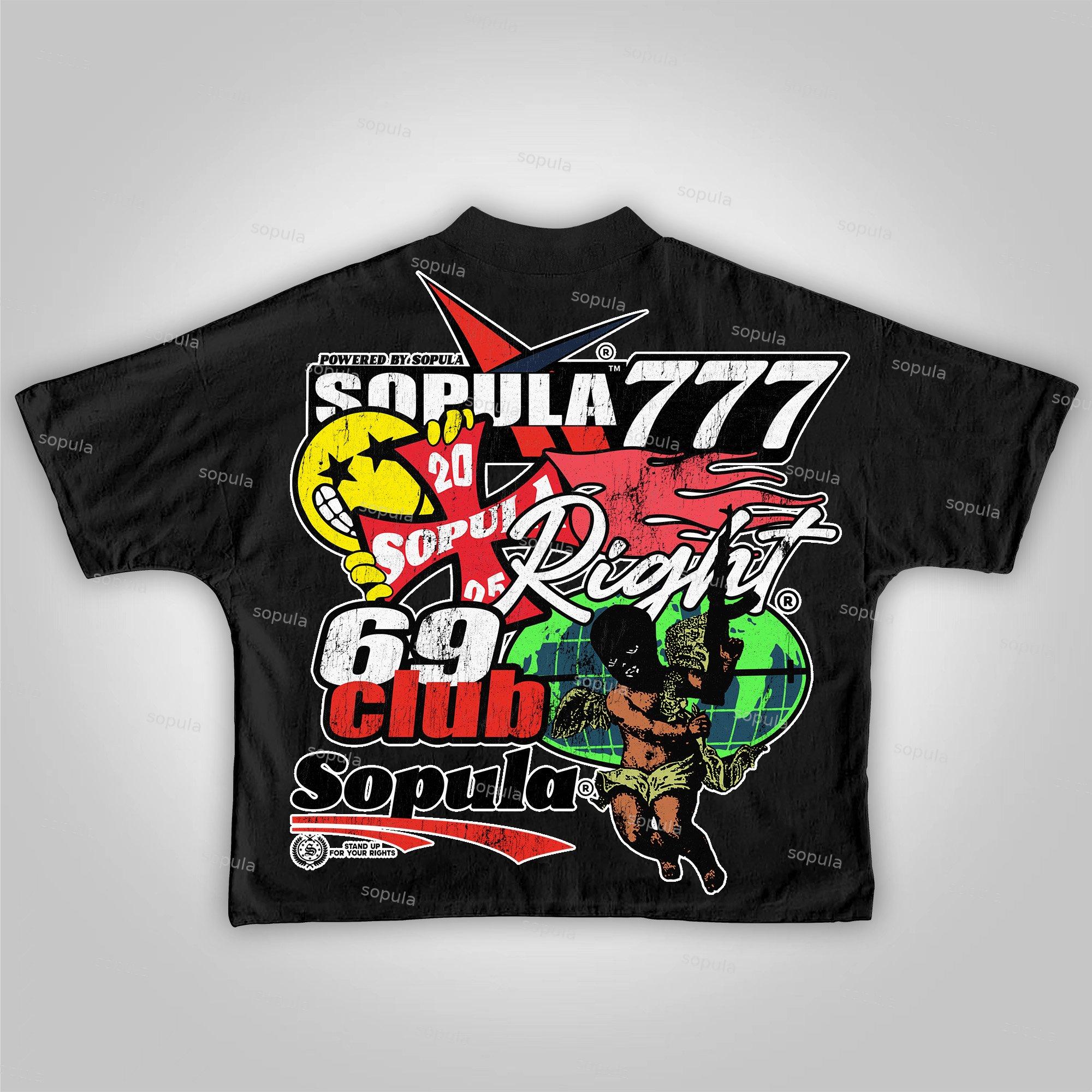 Sopula Street Stand Up For Your Rights Graphics Cropped T-shirts Product Image