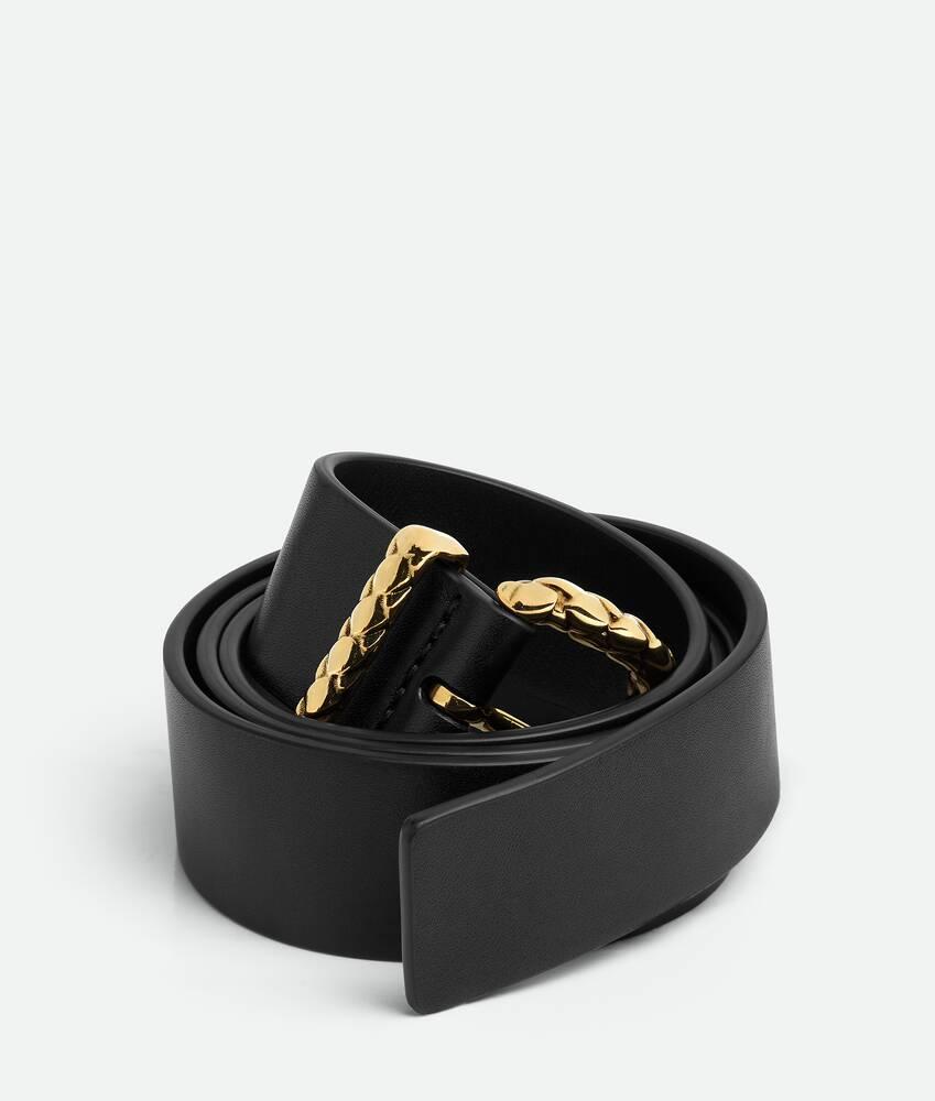 Women's Coaxial Loop Belt in Black Product Image