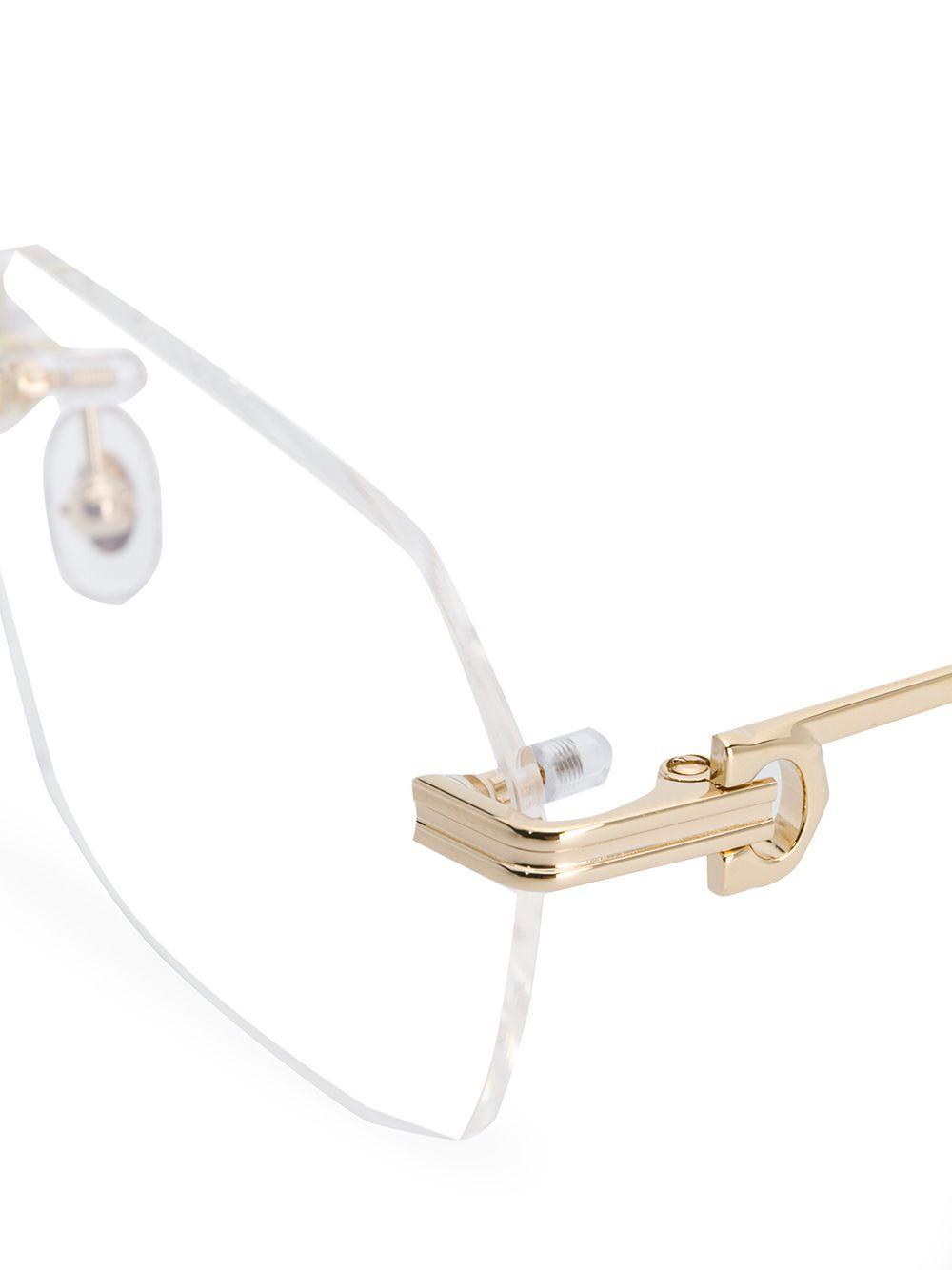 rimless design glasses Product Image
