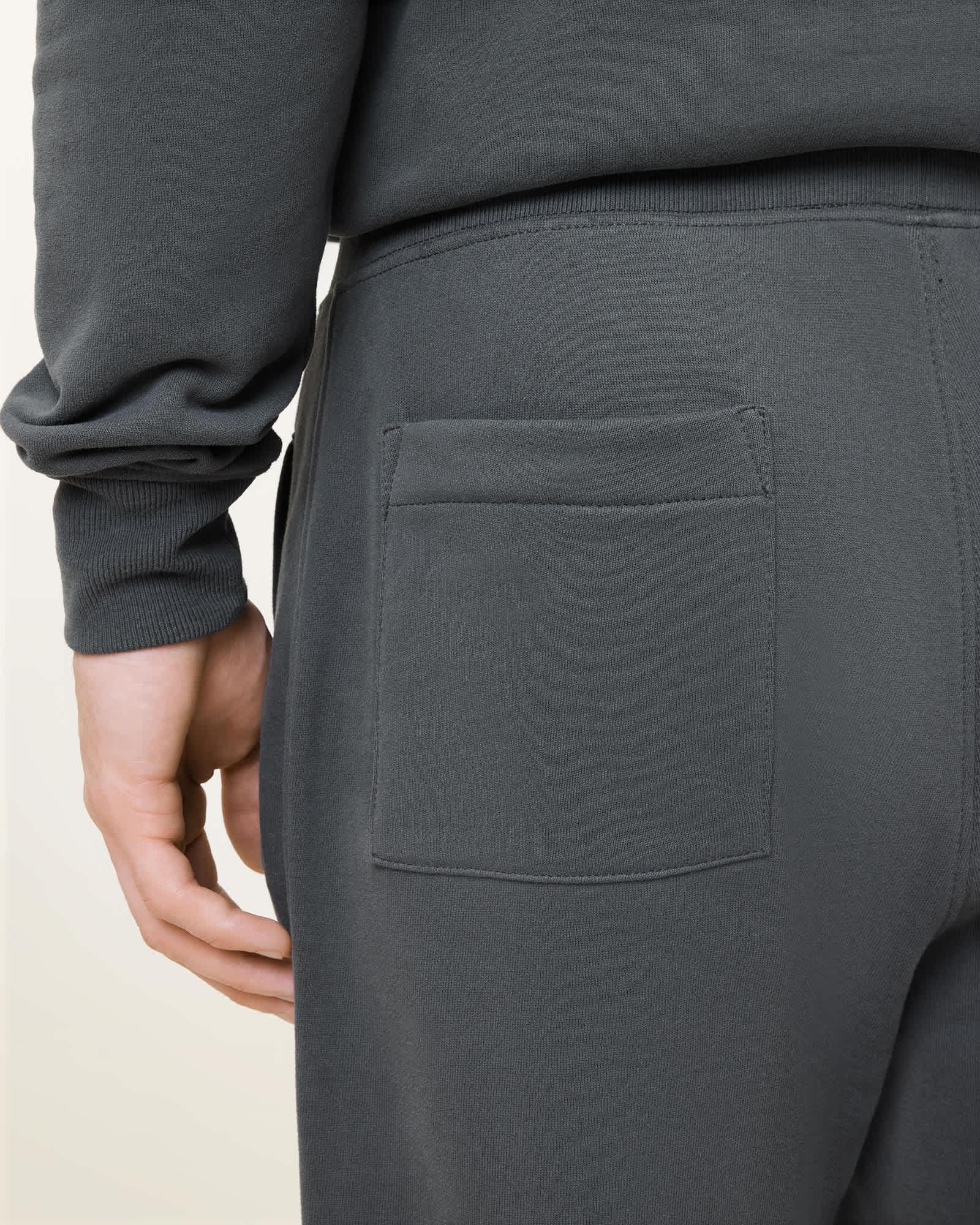Raven Cuffed Slim Fit Ramskull Sweatpants CARTER GREY | ALLSAINTS US Product Image