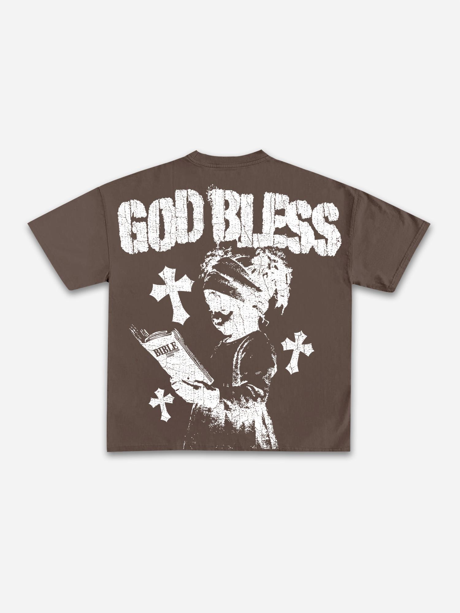 Eye Cross Starry Sky Graphic T-Shirt Product Image