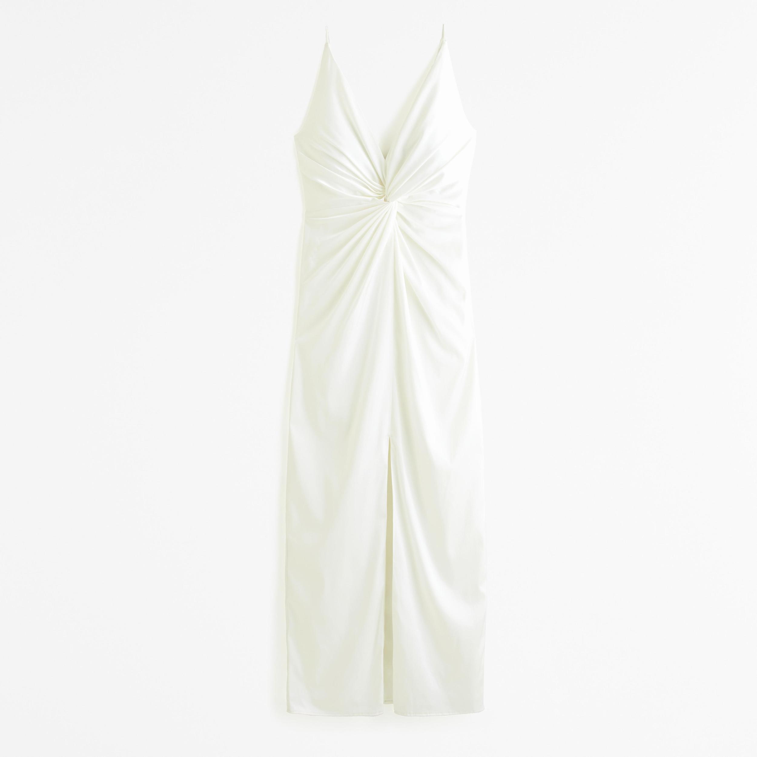 Draped Twist-Front Maxi Dress Product Image