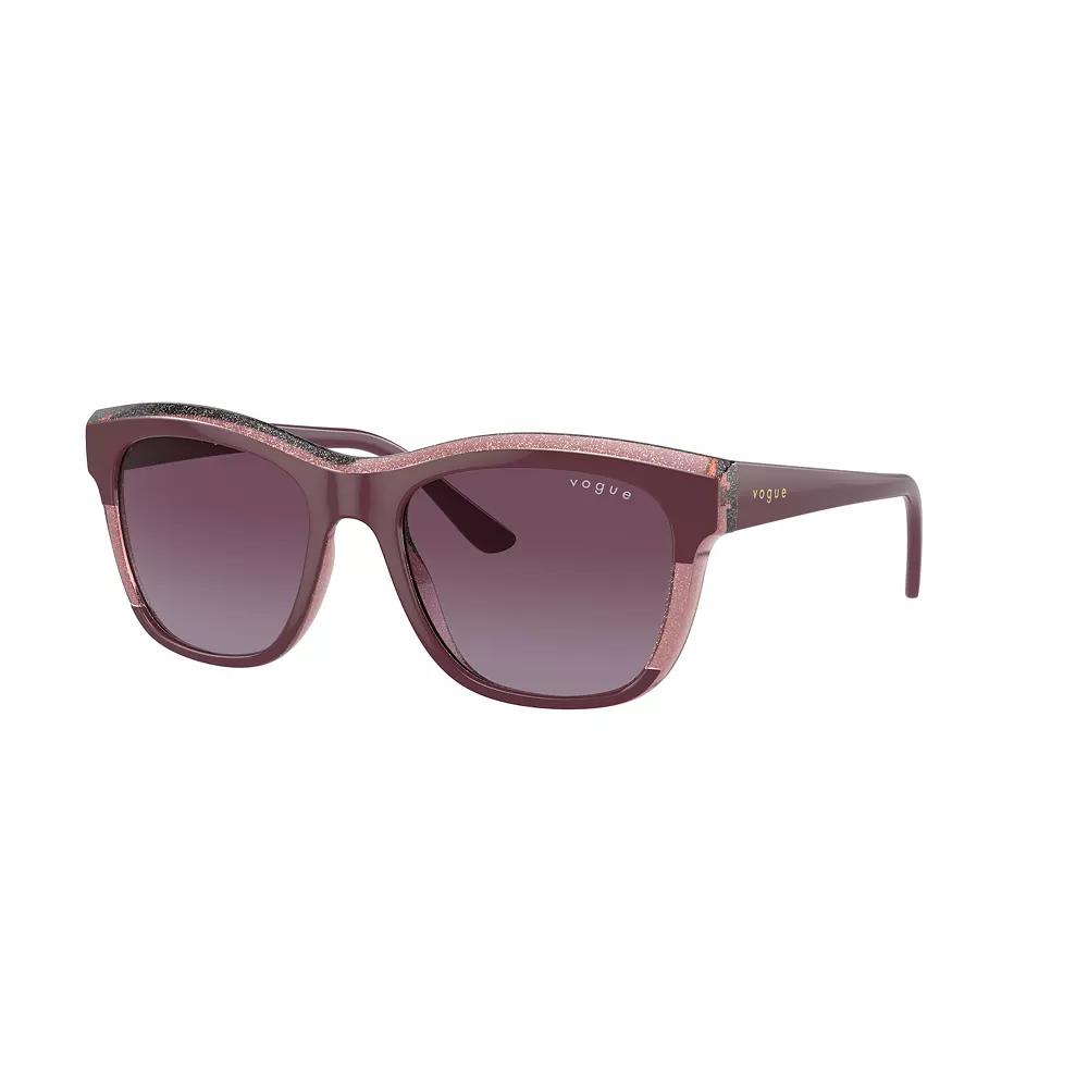 Women's Vogue VO5557S 54mm Injected Gradient Square Sunglasses, Purple Product Image