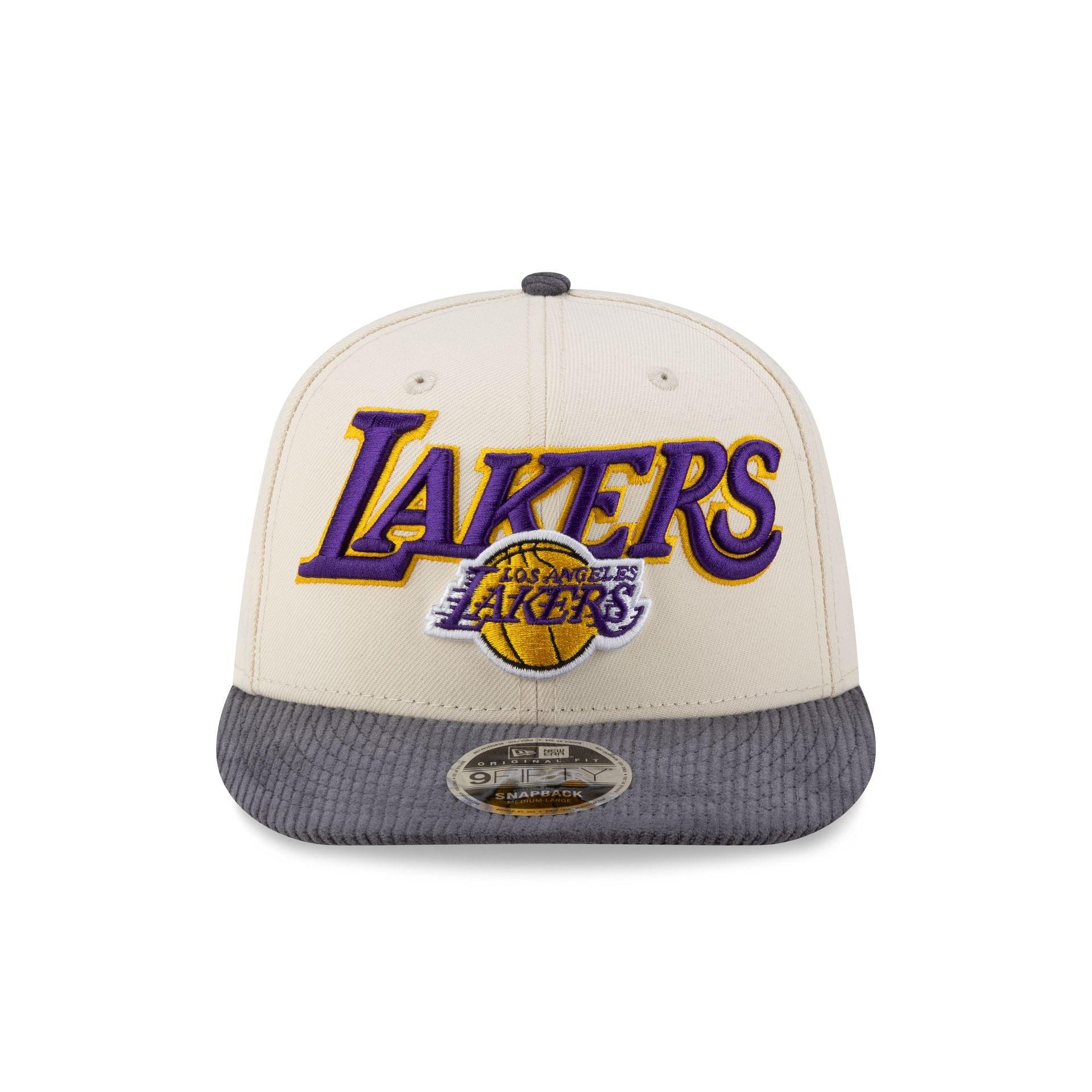 Los Angeles Lakers Cord Visor 9FIFTY Snapback Hat Male Product Image
