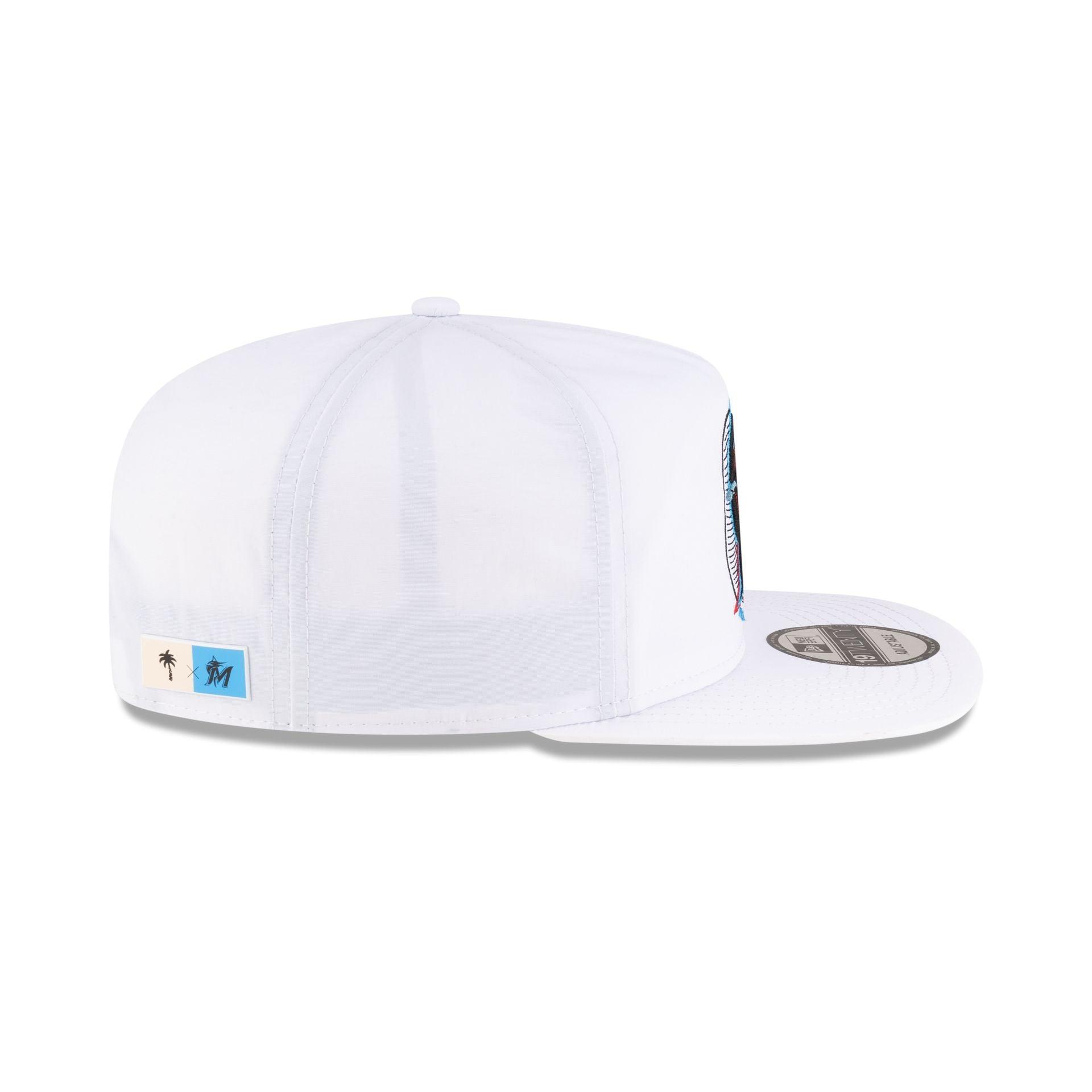 Palm Tree Crew x Miami Marlins Chrome White 19TWENTY Adjustable Hat Male Product Image