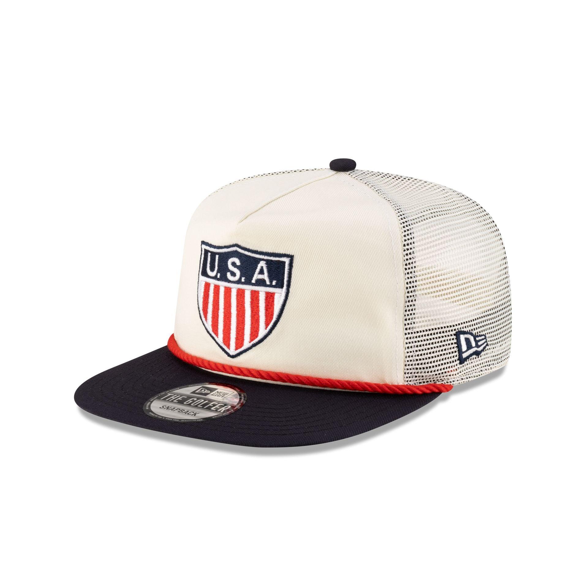 U.S. Soccer Retro 1950 Golfer Trucker Hat Male Product Image