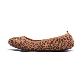 PUMA Ilana Leopard Women's Ballet Shoes in Caramel Latte/Alpine Snow Product Image