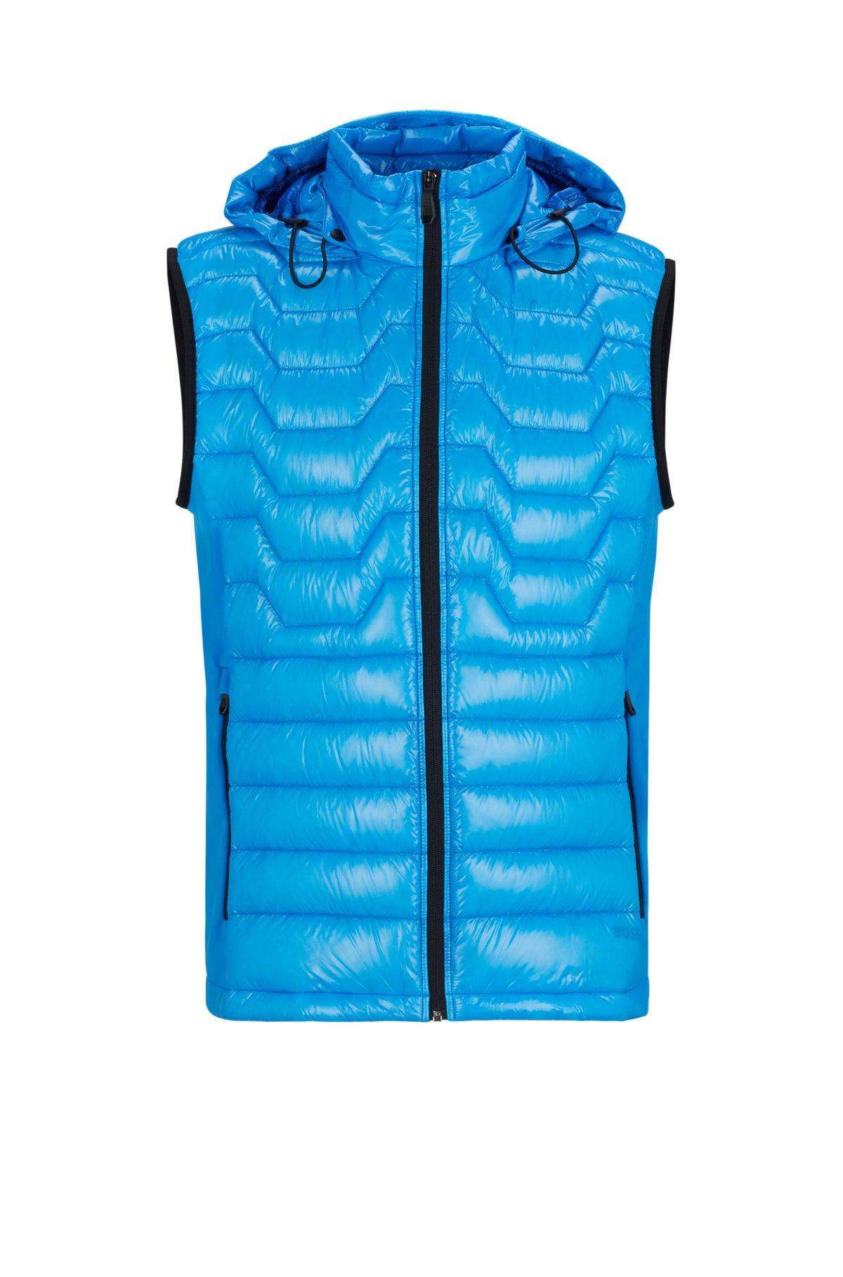 Water-repellent regular-fit gilet with signature quilting Product Image