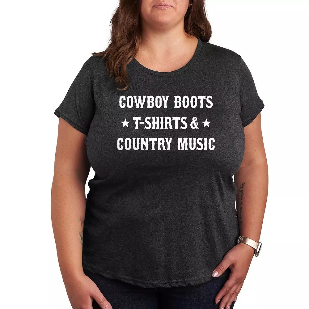 Plus Coffee Beach Wine Repeat Graphic Tee, Women's,  Product Image