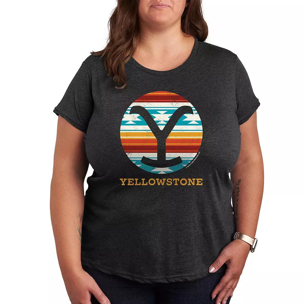 Plus Yellowstone Western Blanket Graphic Tee, Women's,  Product Image