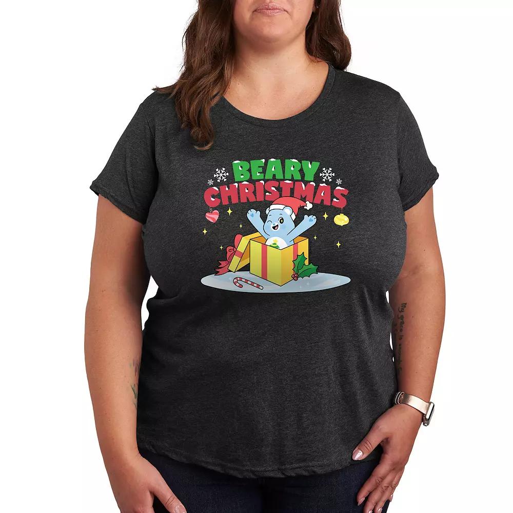 Plus Care Bears Beary Christmas Graphic Tee, Women's,  Product Image