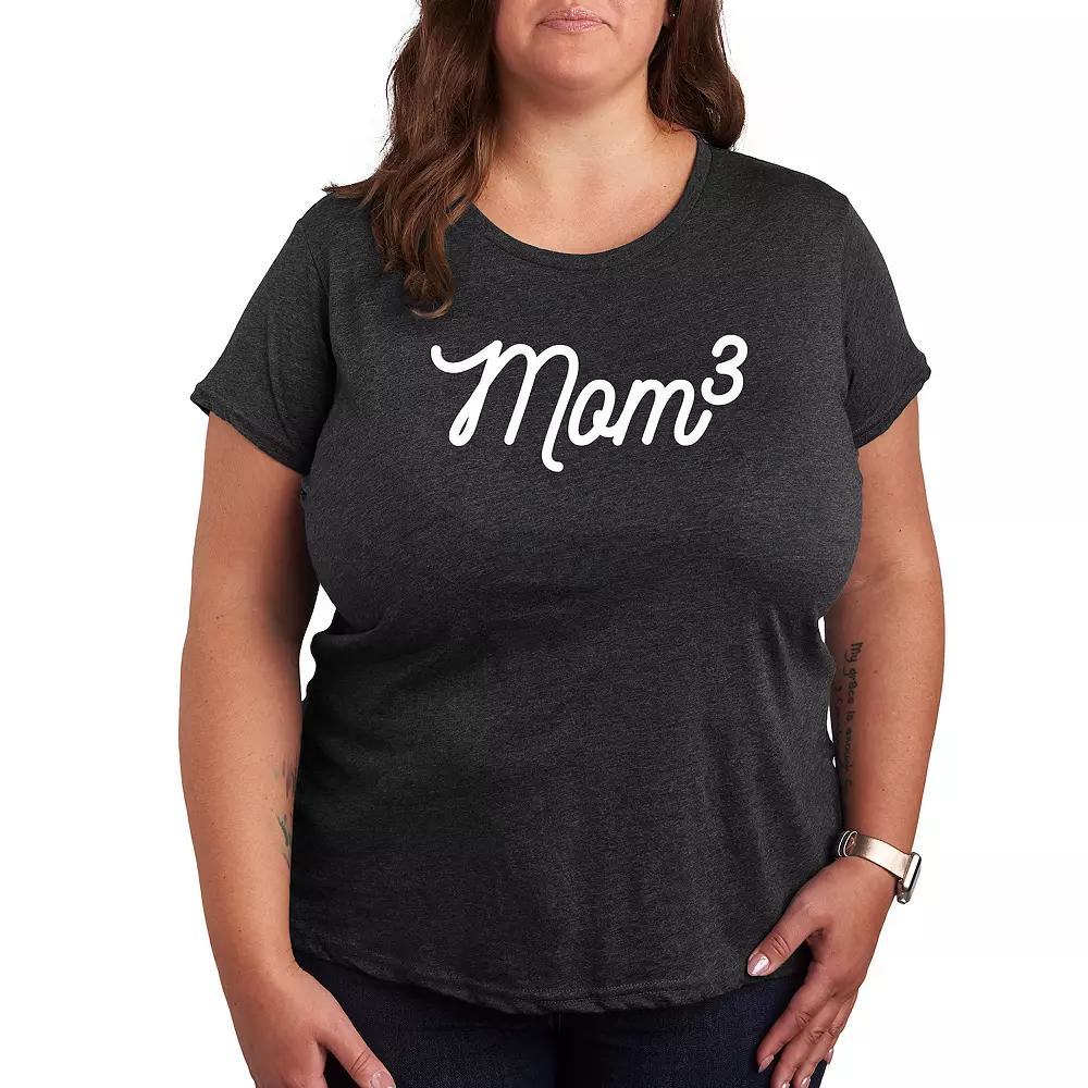 Plus Mom To The 3rd Power Graphic Tee, Women's,  Product Image