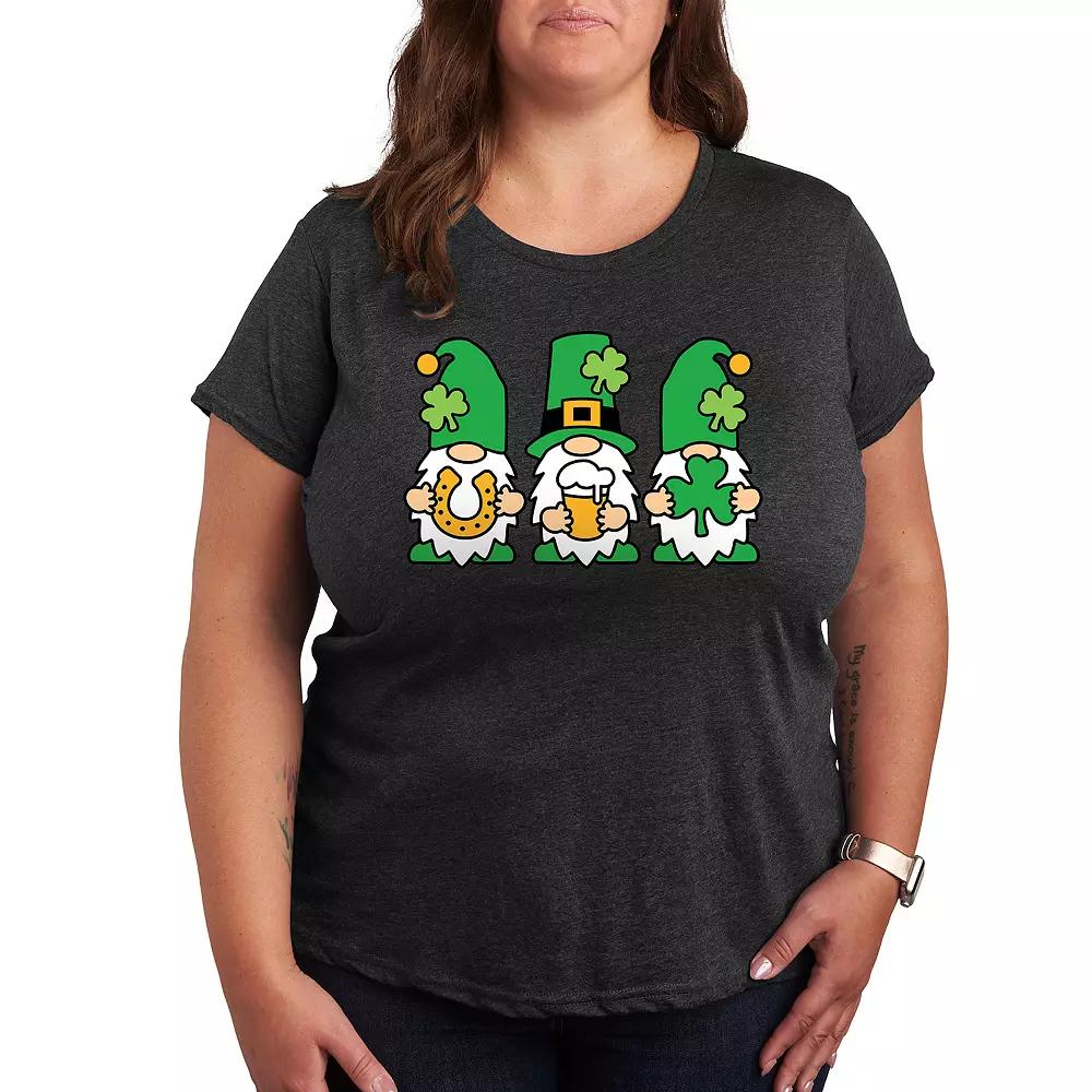 Plus St. Patrick's Gnomes Graphic Tee, Women's,  Product Image