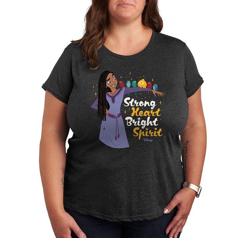 Plus Peanuts Candy Heart Grid Graphic Tee, Women's,  Product Image