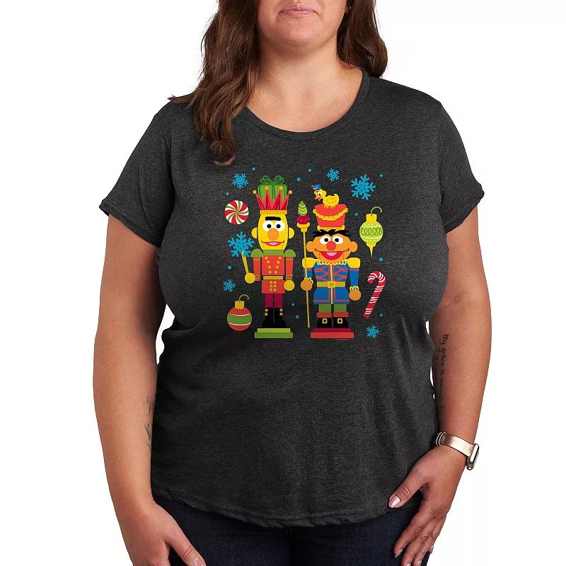 Plus Sesame Street Nutcrackers Graphic Tee, Women's,  Product Image