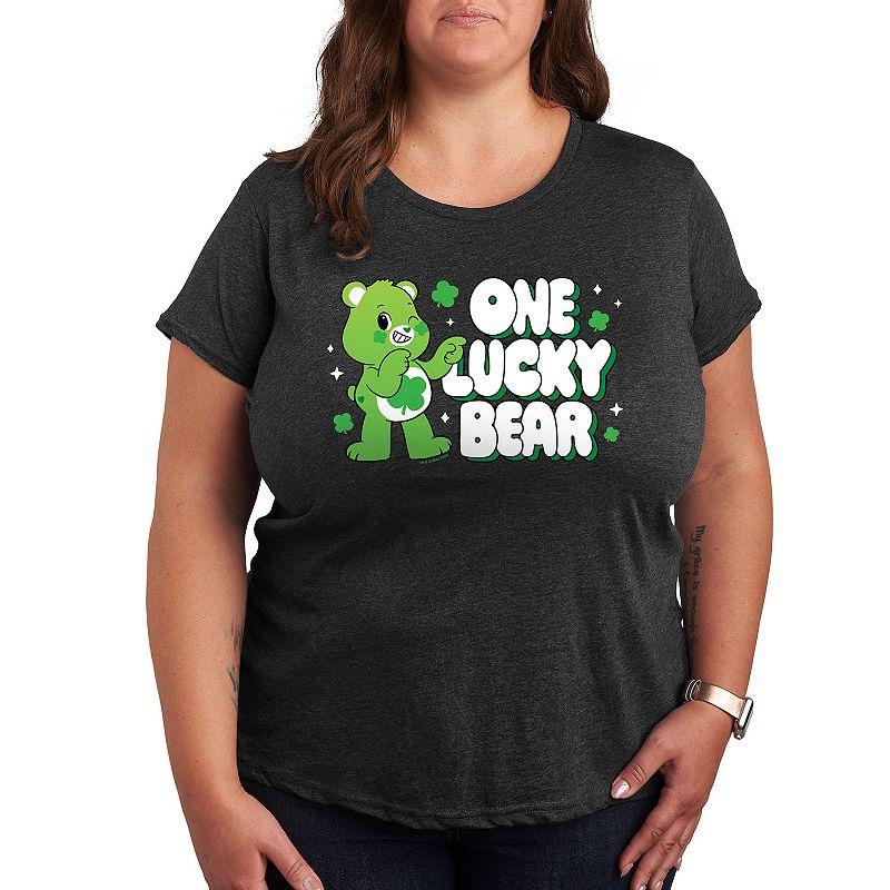 Plus Care Bears One Lucky Bear Graphic Tee, Women's,  Product Image